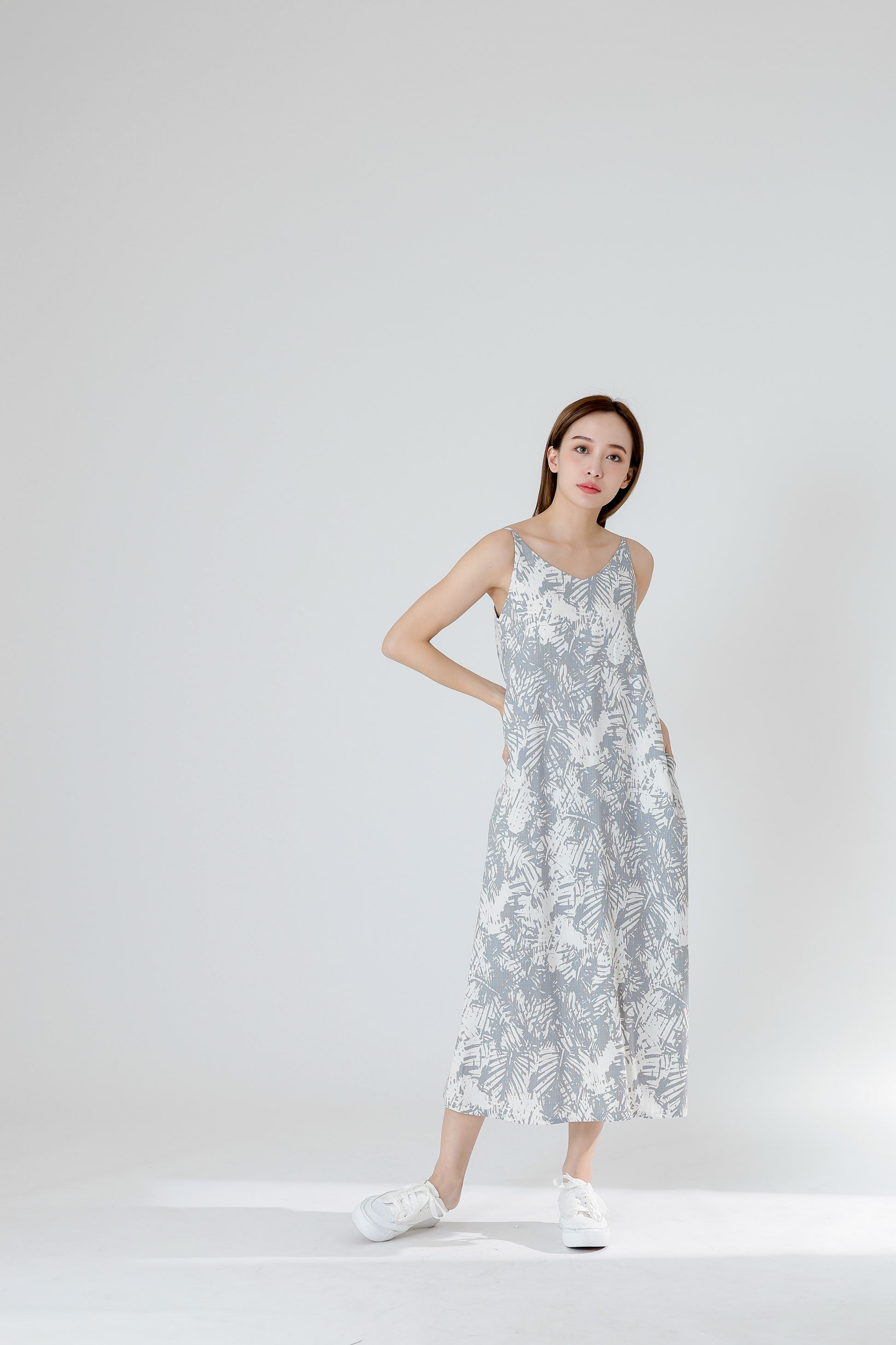 Dahlia Camisole Midi Dress - Sand