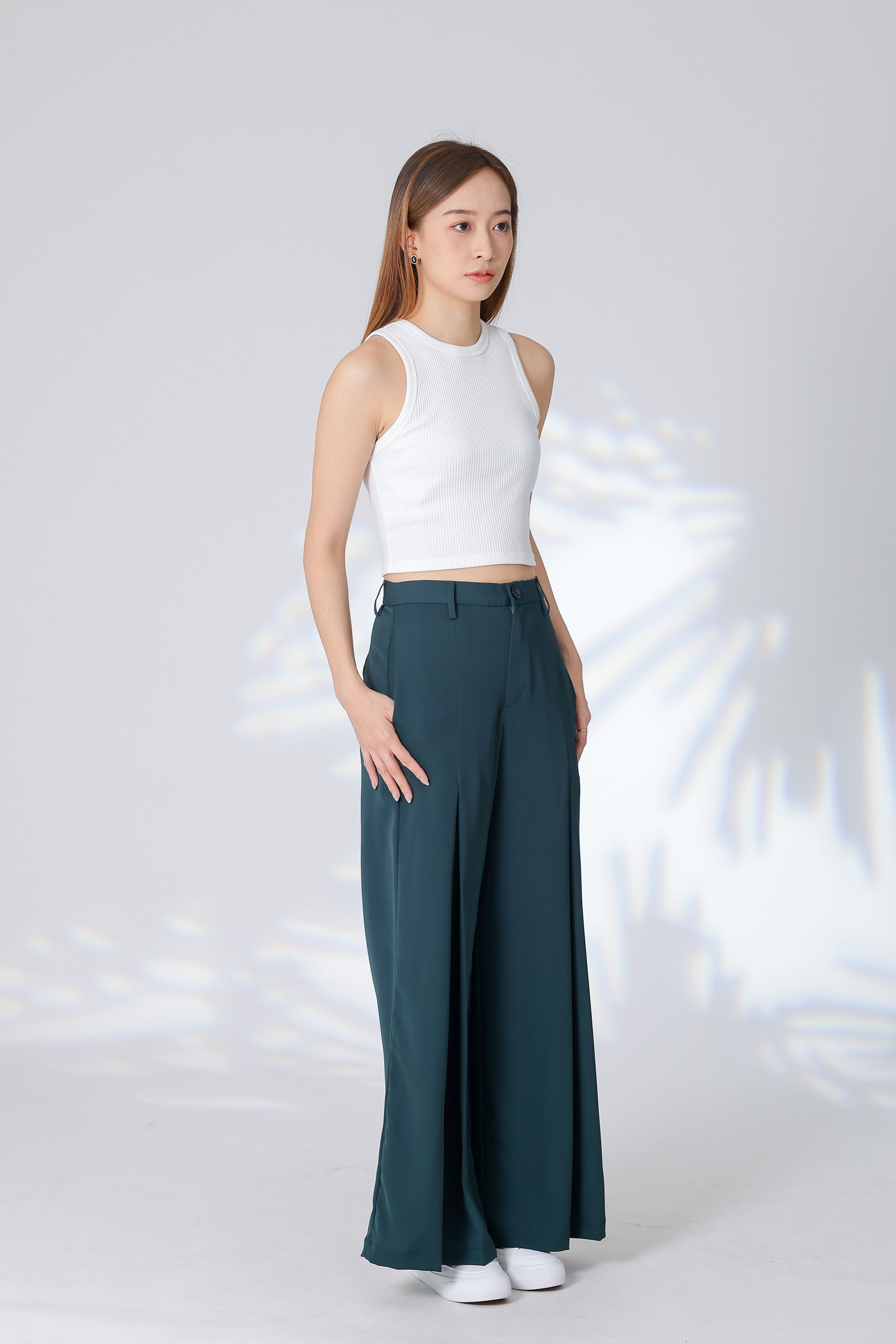 Eden Flared Pants - Green