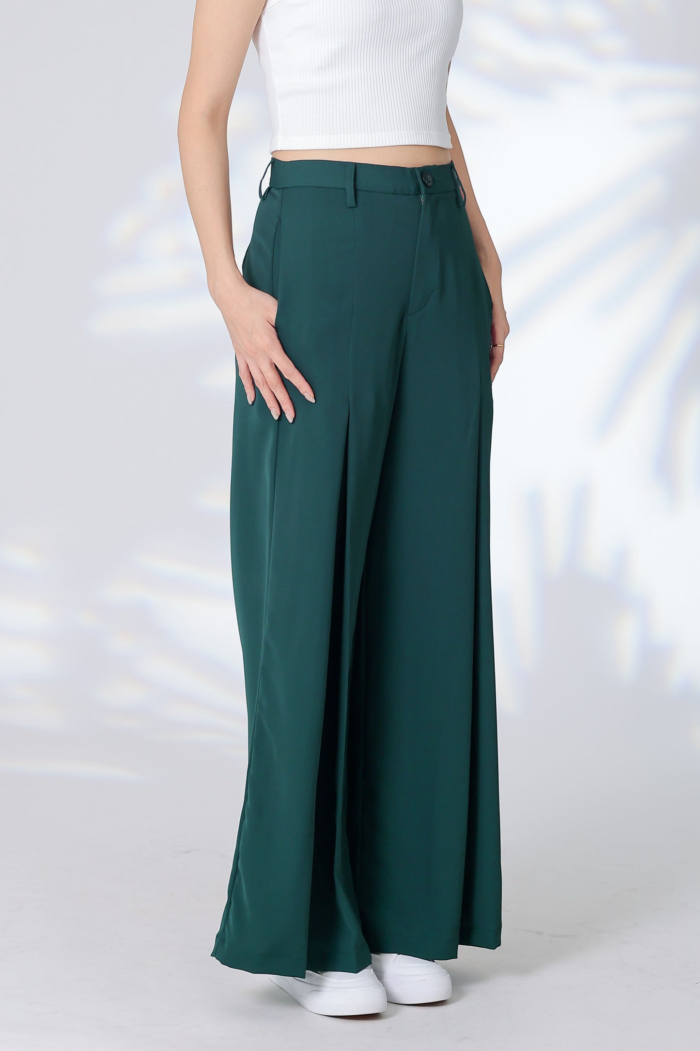 Eden Flared Pants - Green