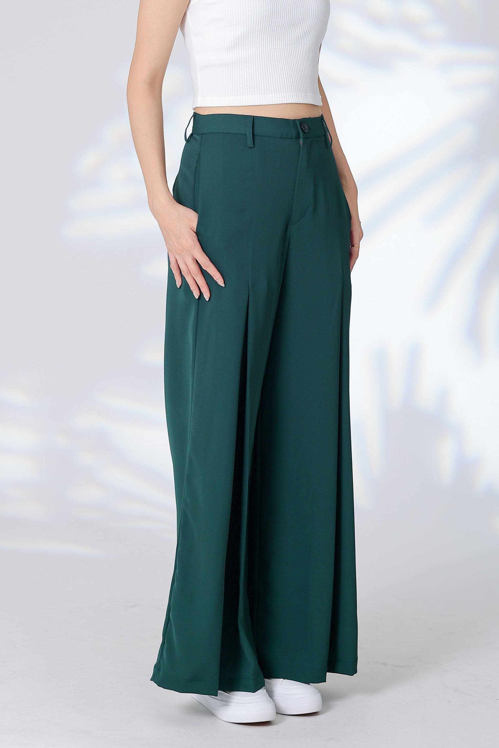 Eden Flared Pants - Green