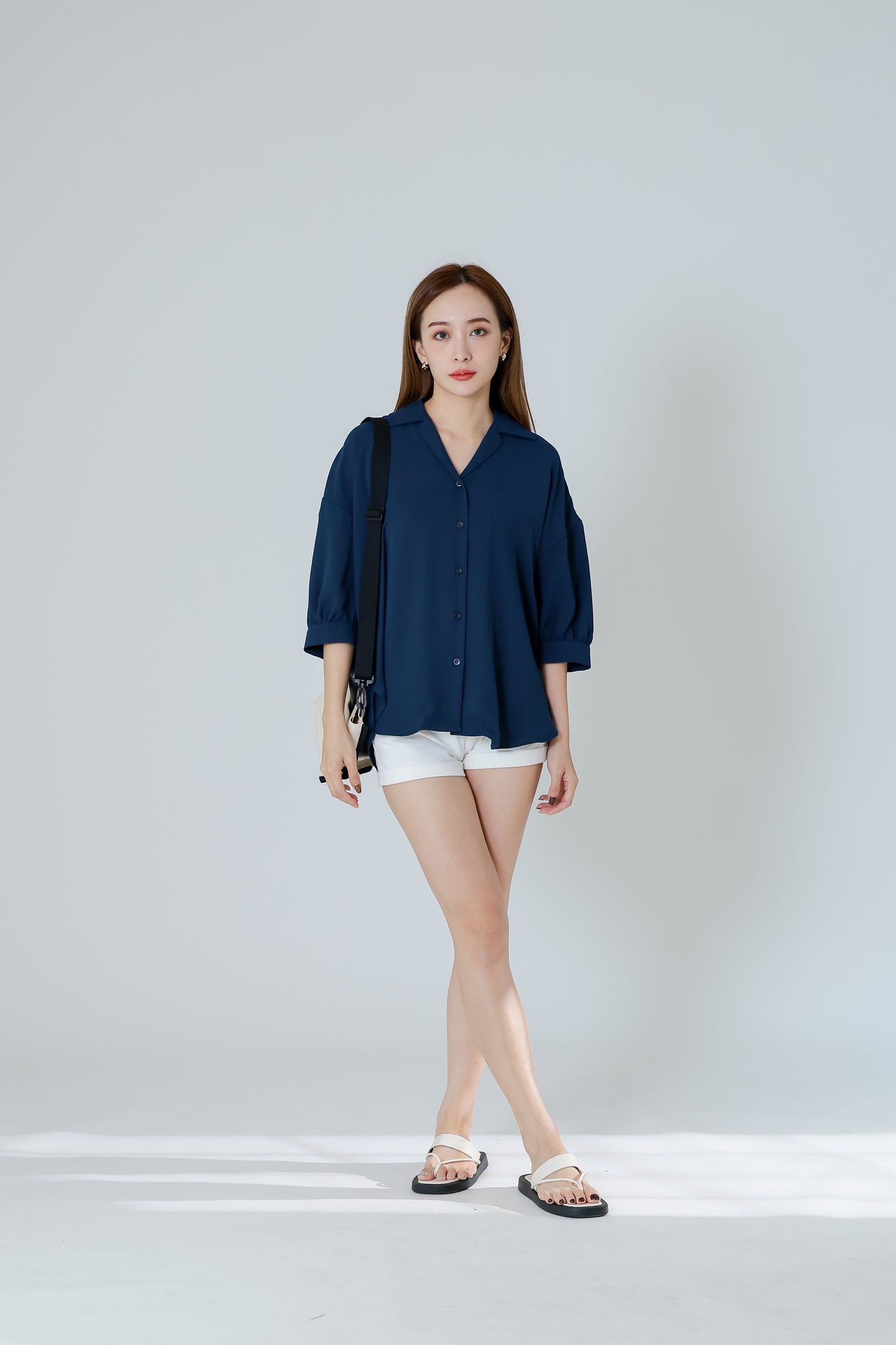 Emmalyn Oversized Shirt - Turquoise