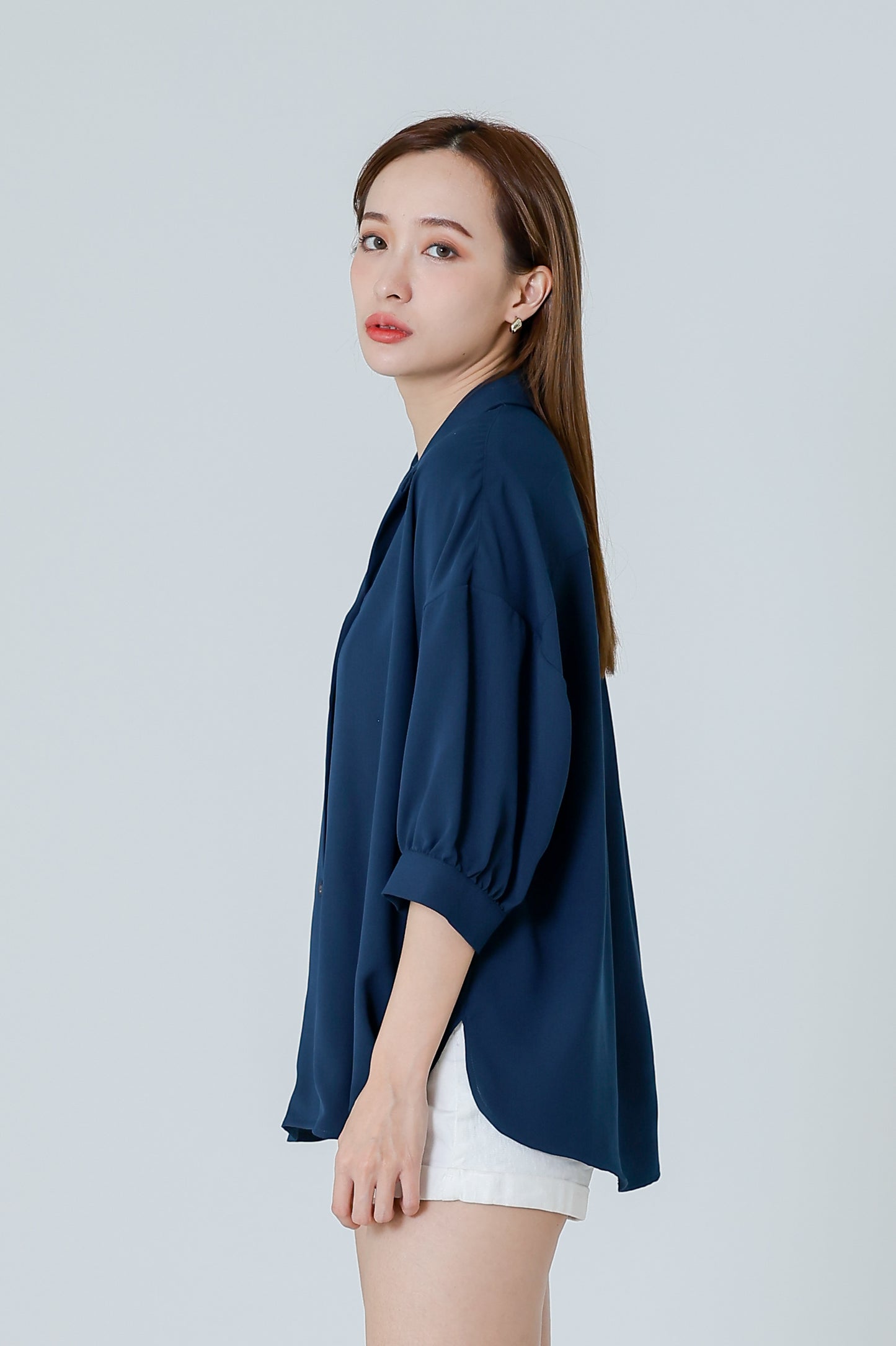 Emmalyn Oversized Shirt - Turquoise