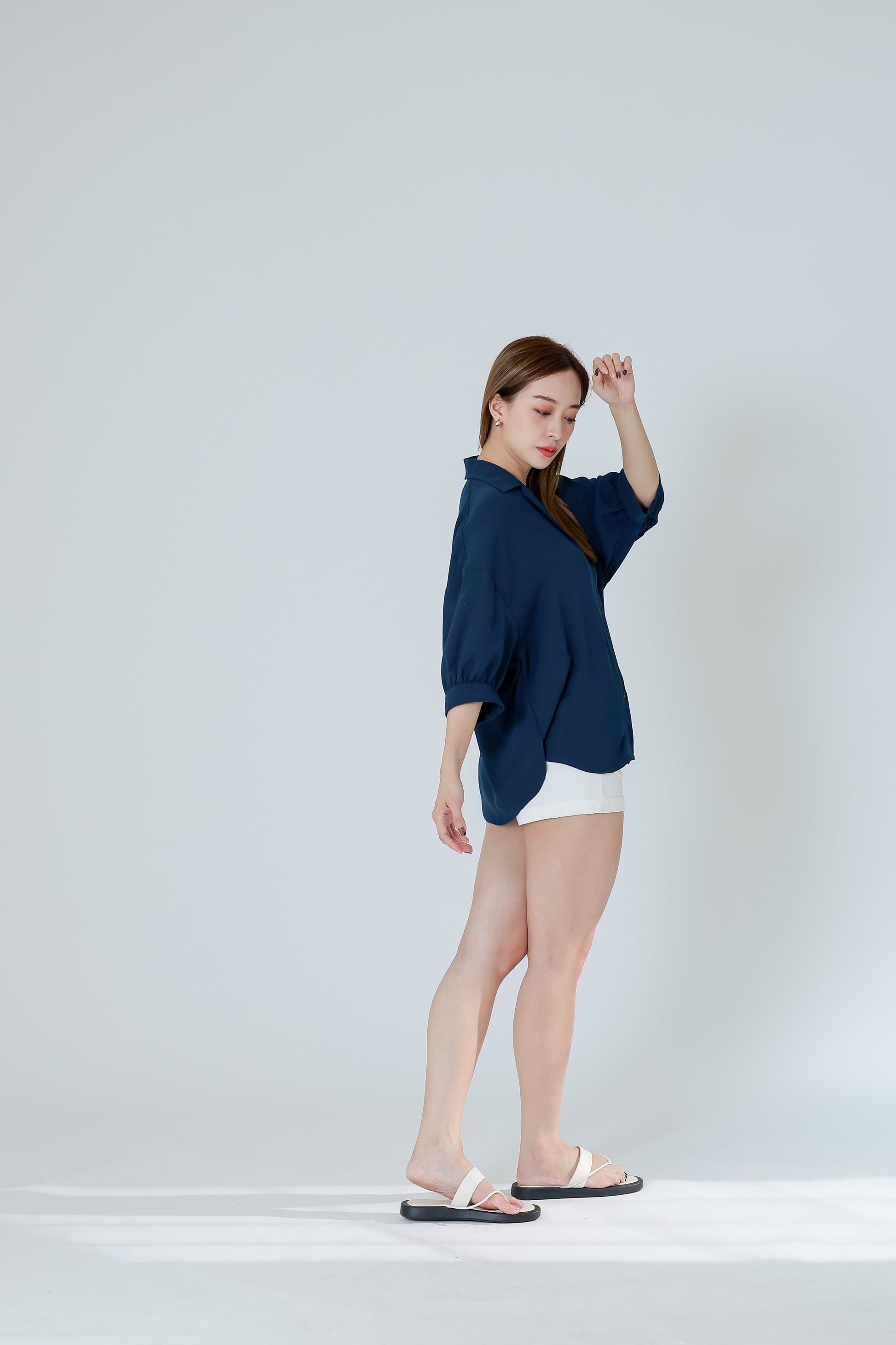 Emmalyn Oversized Shirt - Turquoise