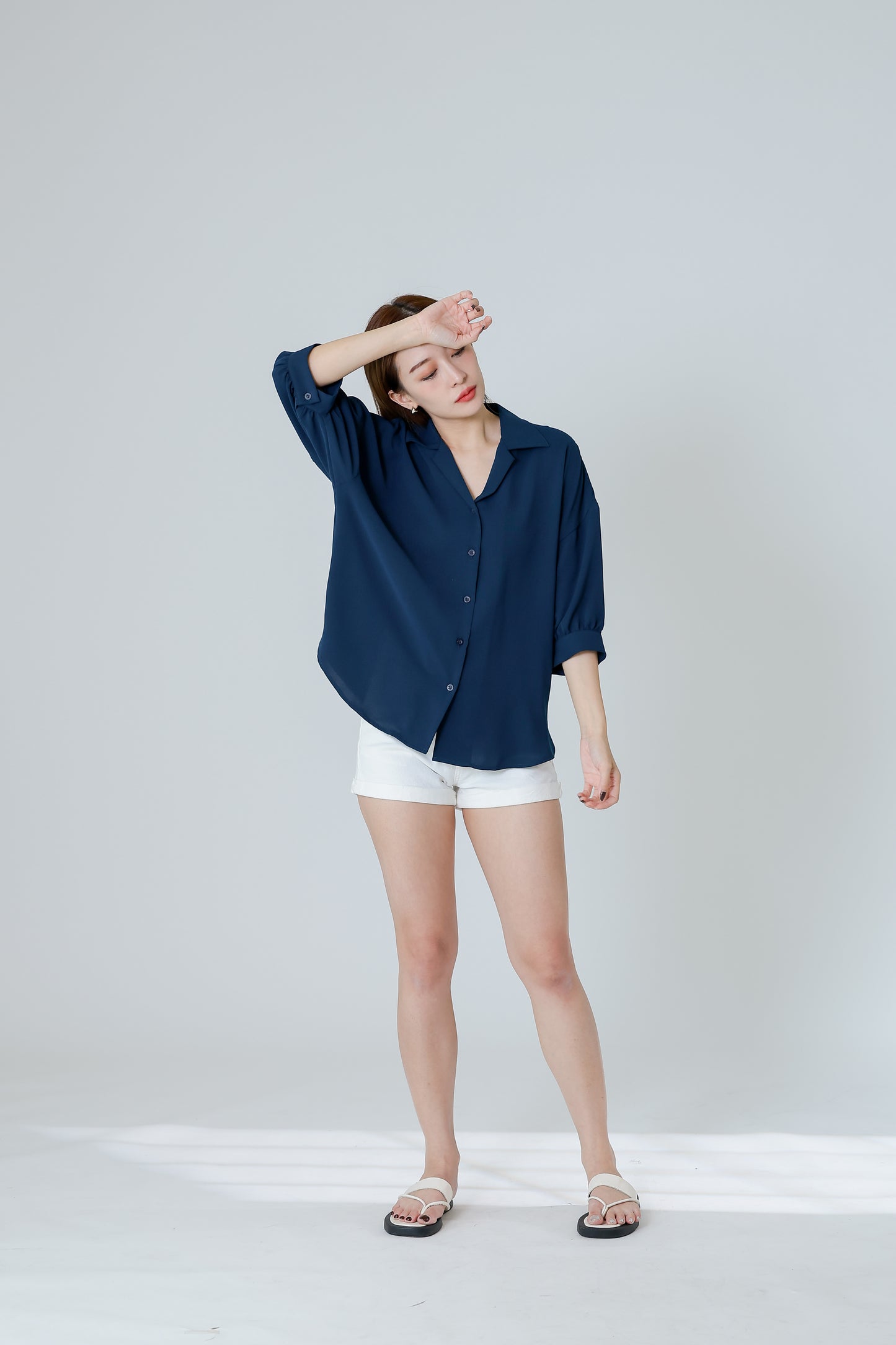 Emmalyn Oversized Shirt - Turquoise