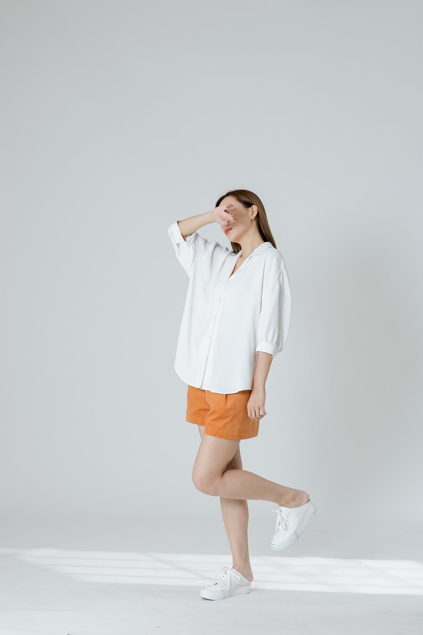 Emmalyn Oversized Shirt - Ivory