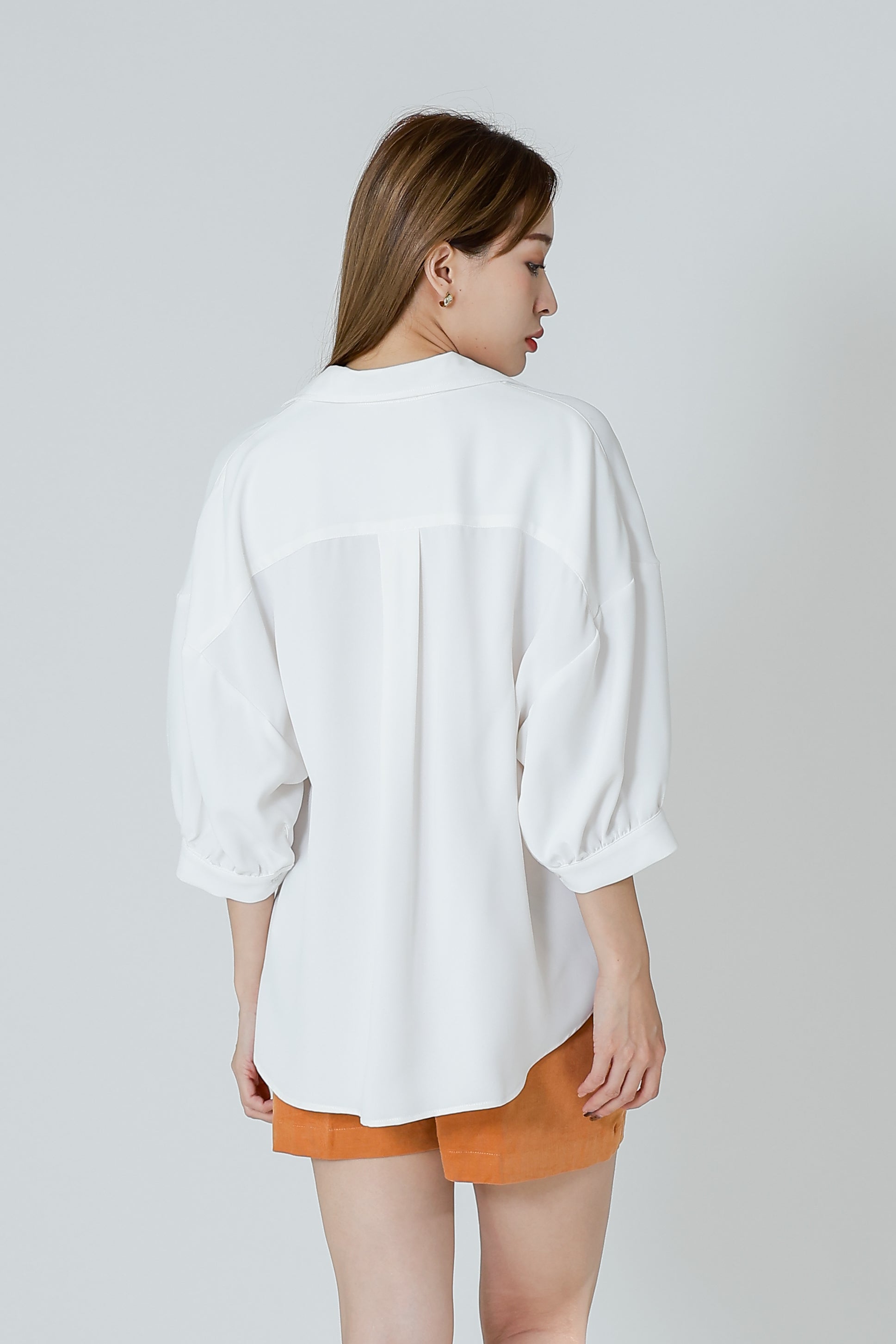 Emmalyn Oversized Shirt - Ivory