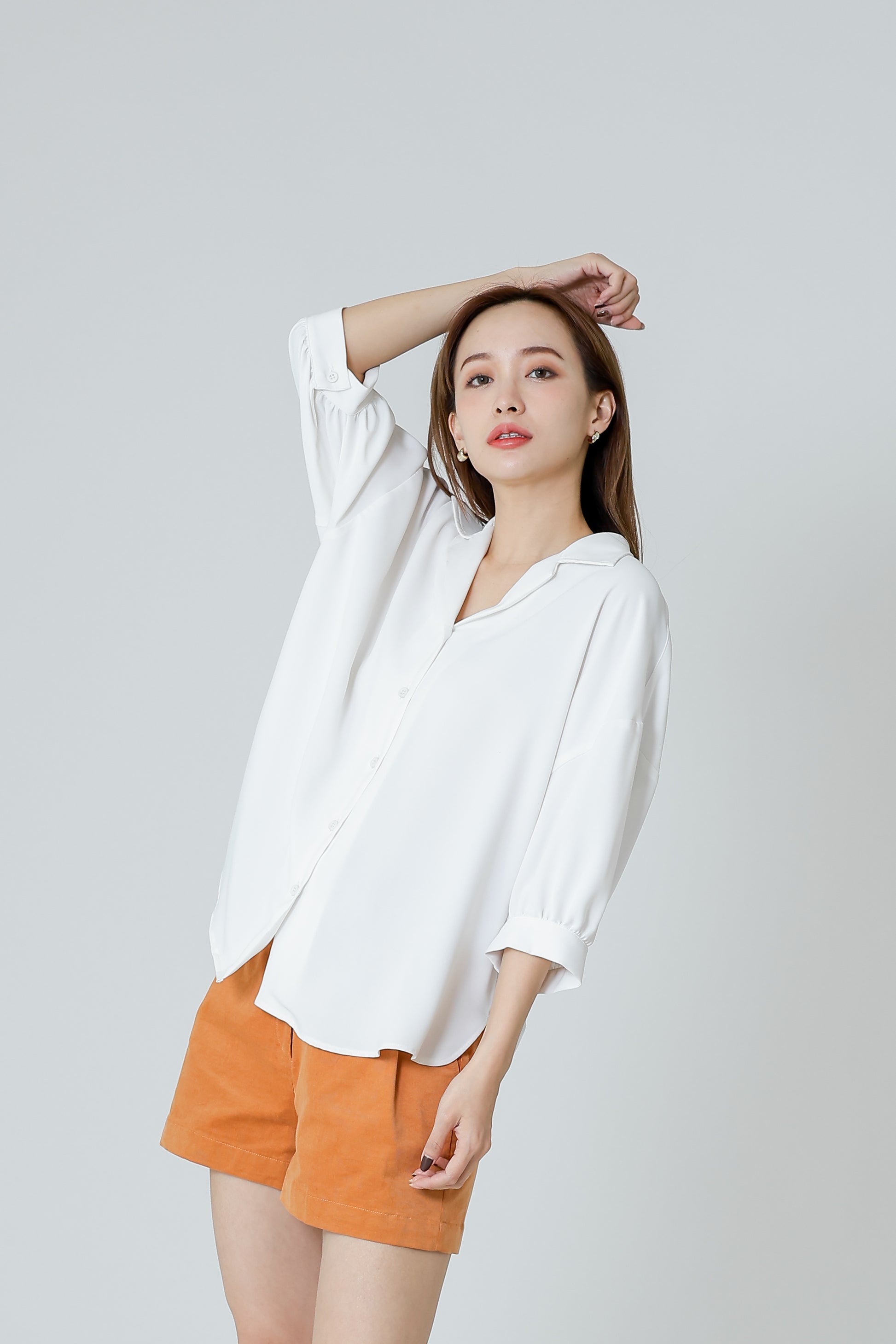 Emmalyn Oversized Shirt - Ivory