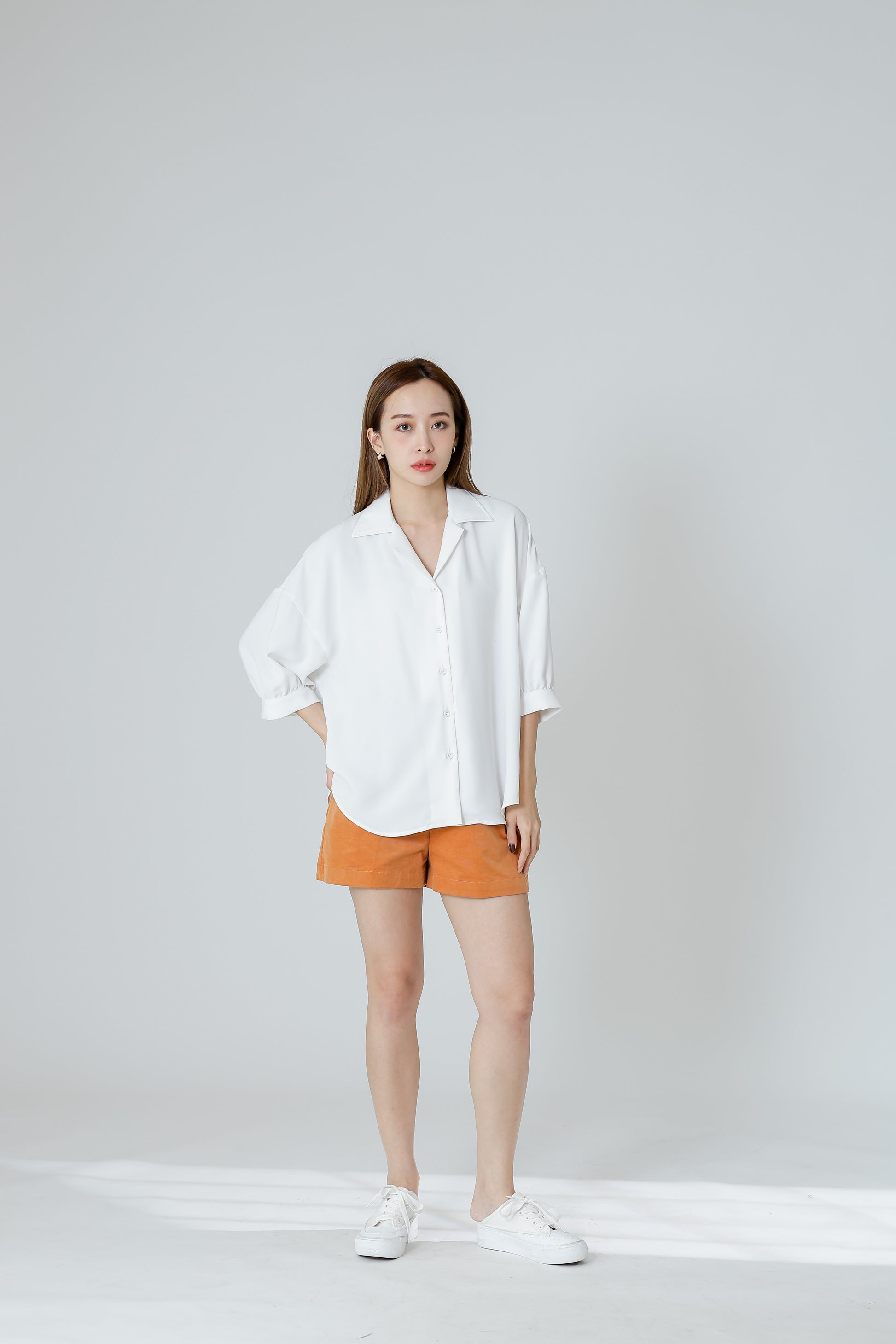 Emmalyn Oversized Shirt - Ivory