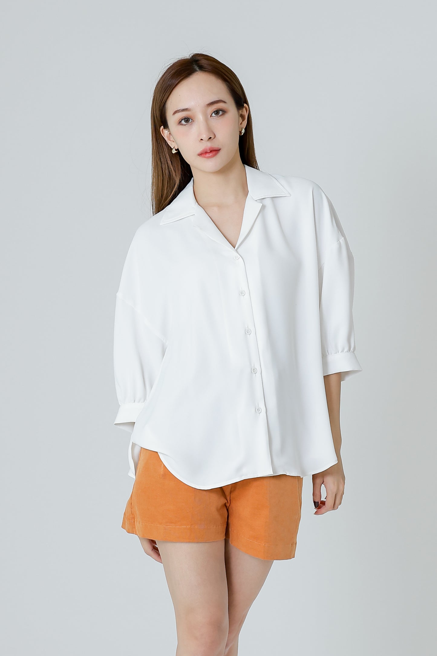 Emmalyn Oversized Shirt - Ivory