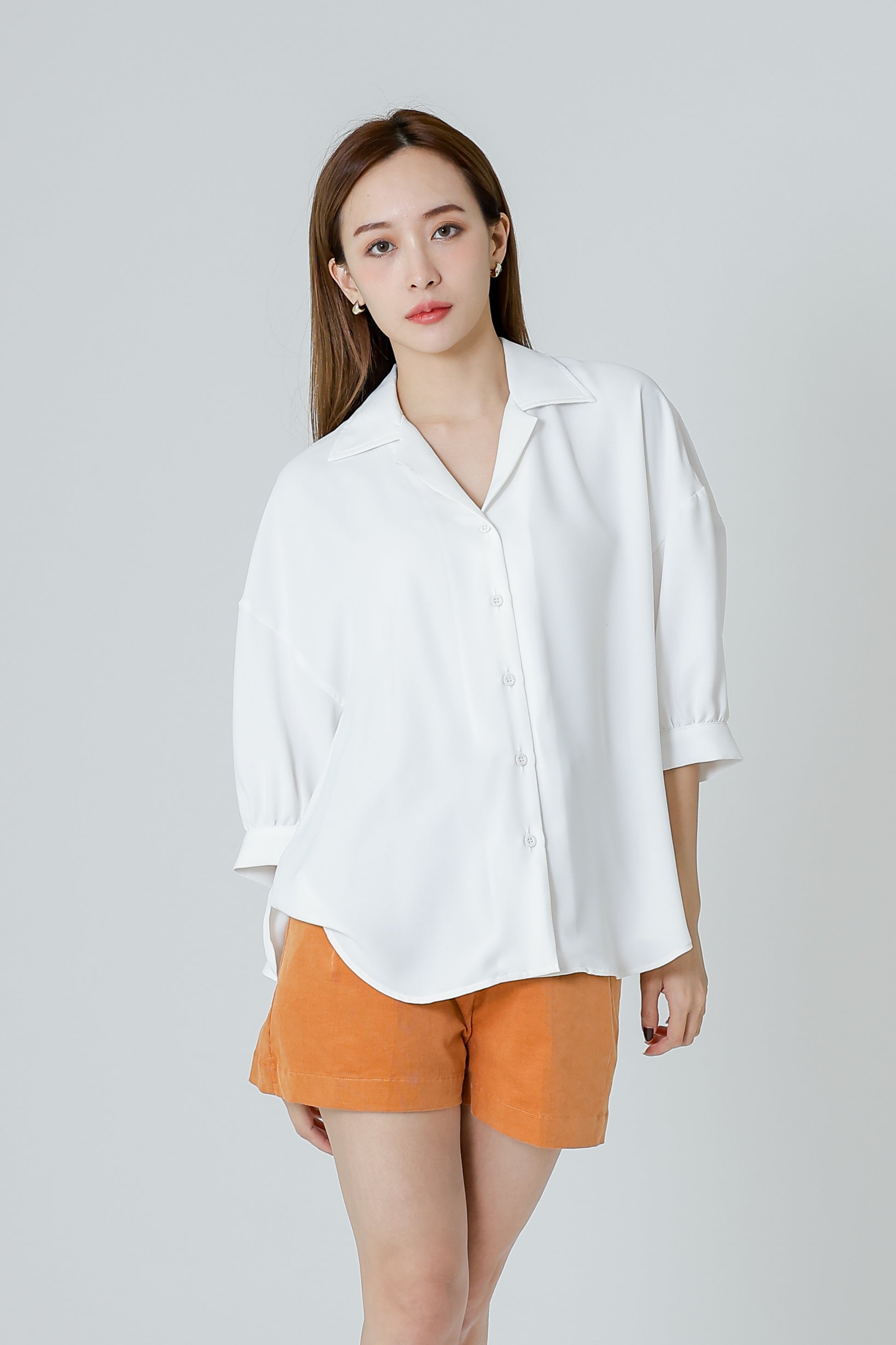 Emmalyn Oversized Shirt - Ivory