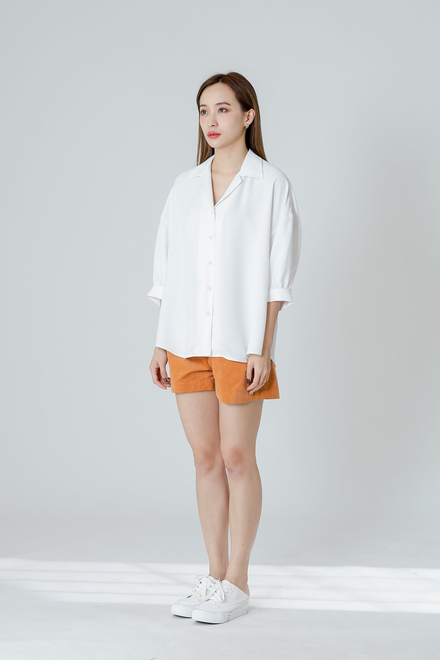 Emmalyn Oversized Shirt - Ivory