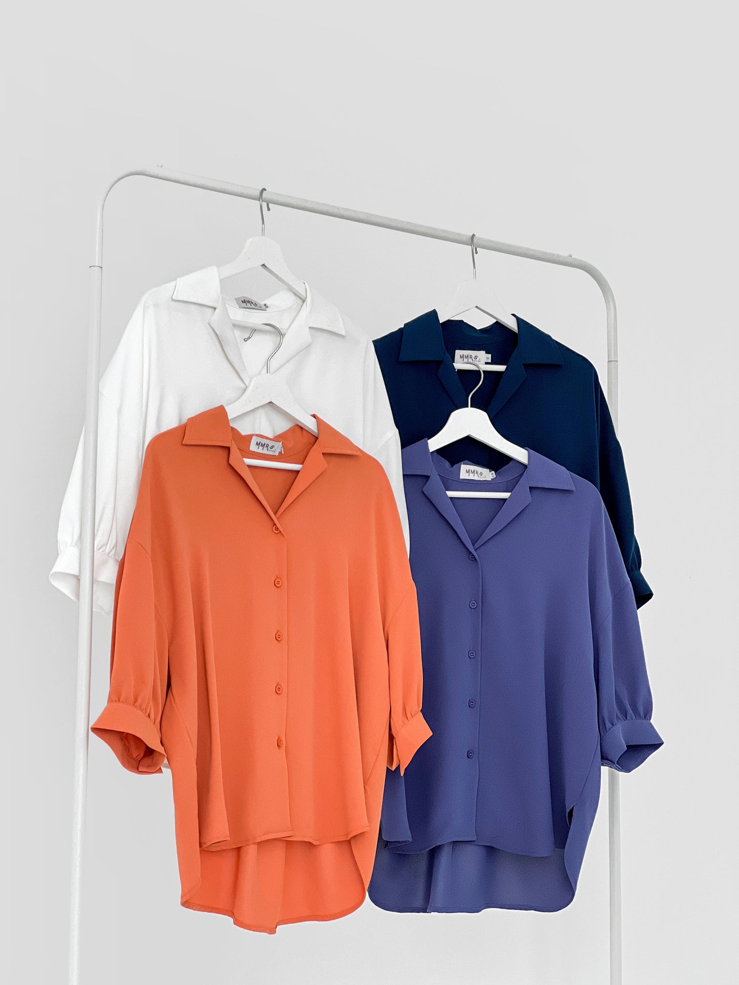 Emmalyn Oversized Shirt - Blue