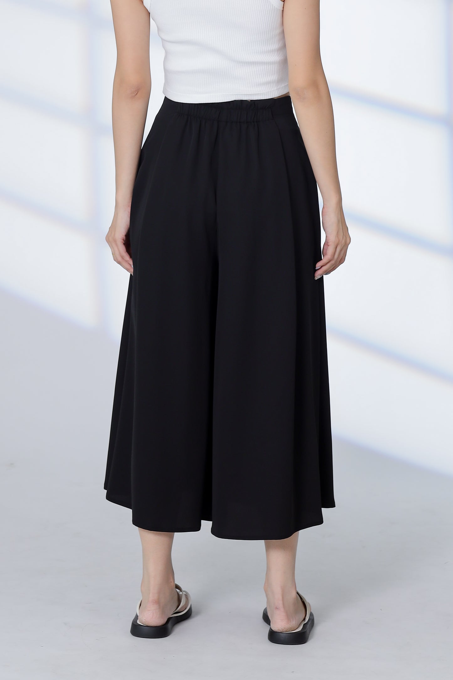 Franka Flared Skort - Black