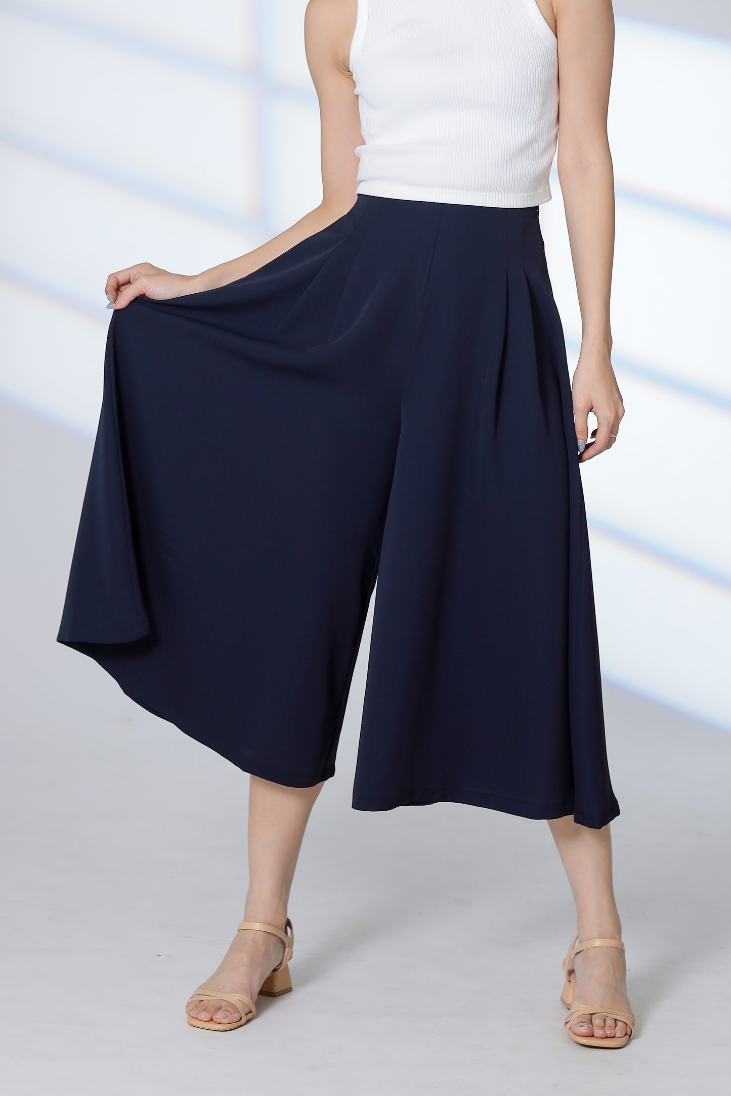 Franka Flared Skort - Navy