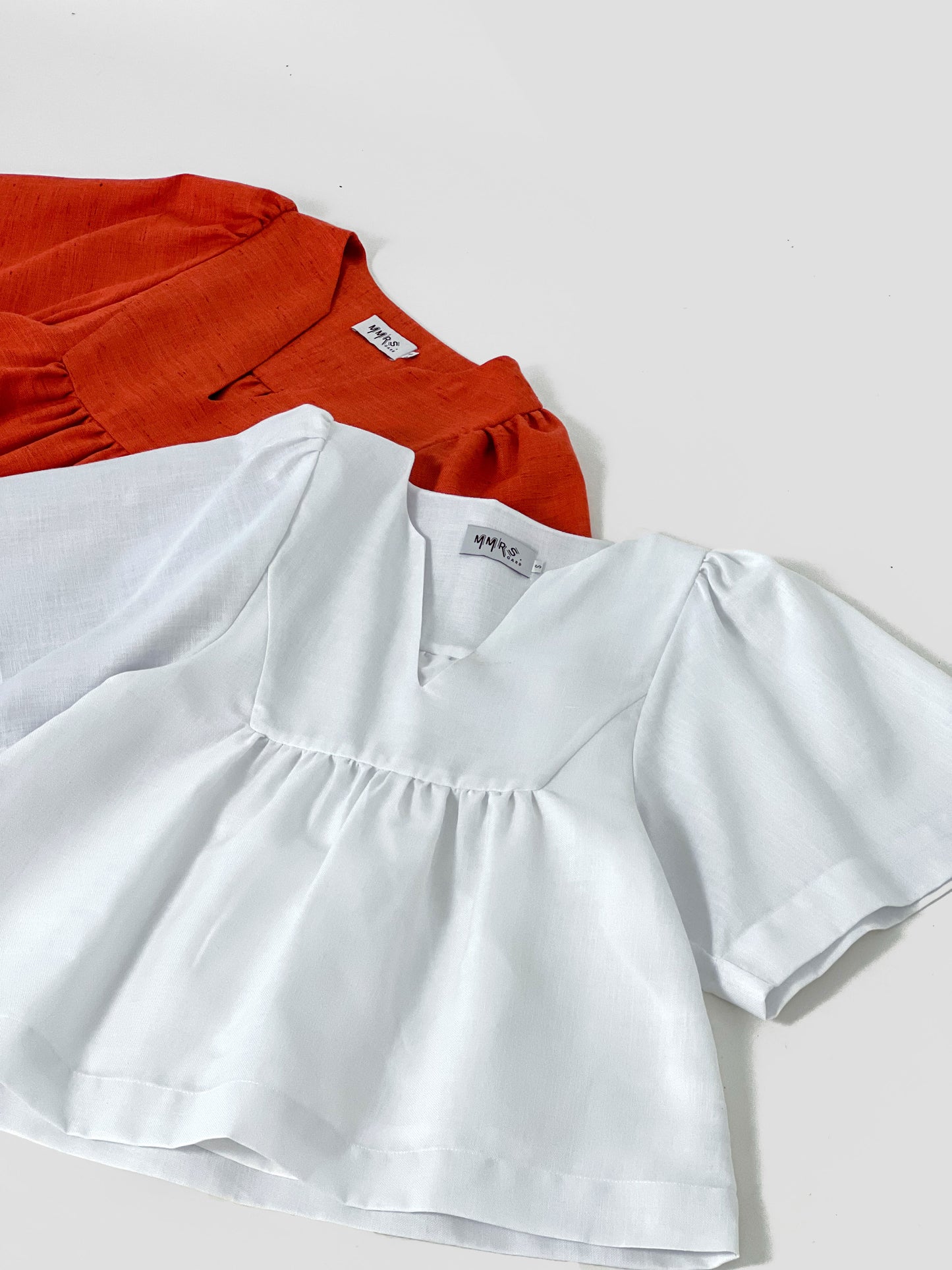 Hannah Babydoll Blouse - White