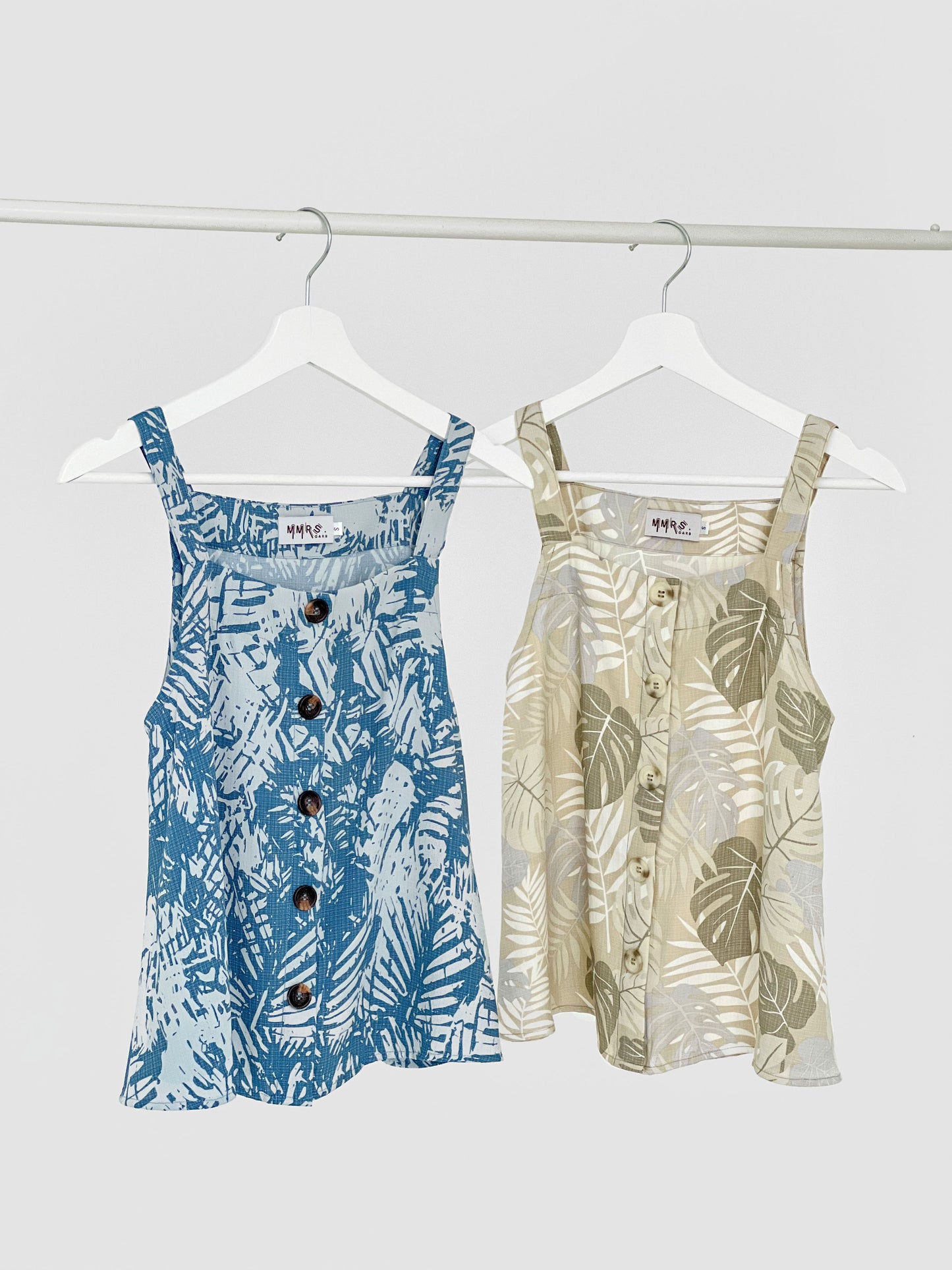 Ivy Printed Top - Beige