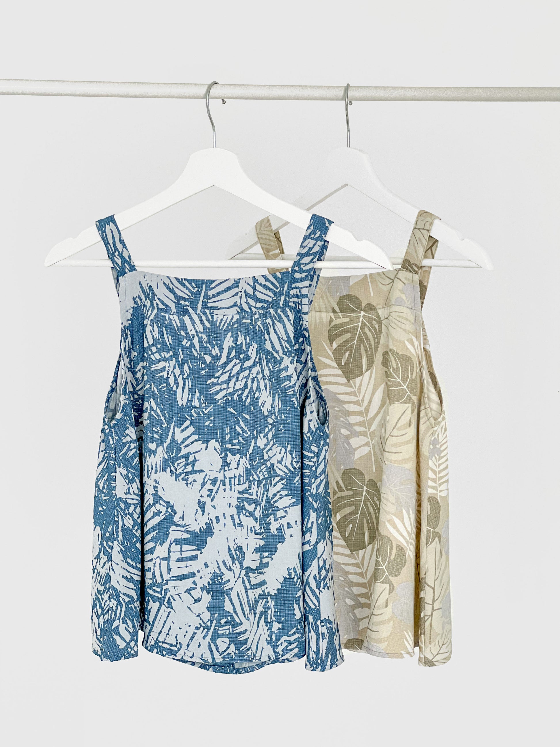 Ivy Printed Top - Beige