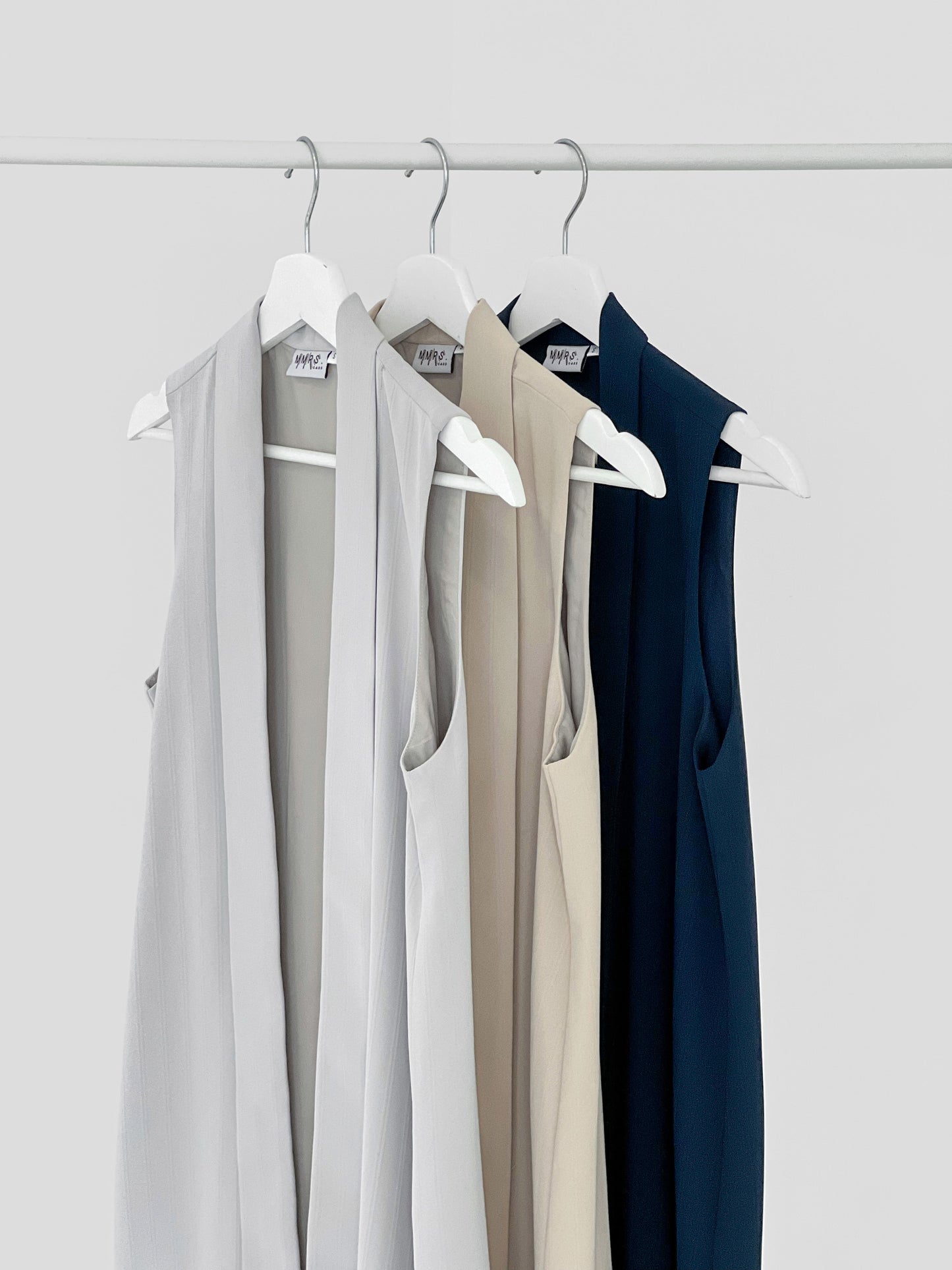 Jaylor Shawl Lapel Vest - Beige