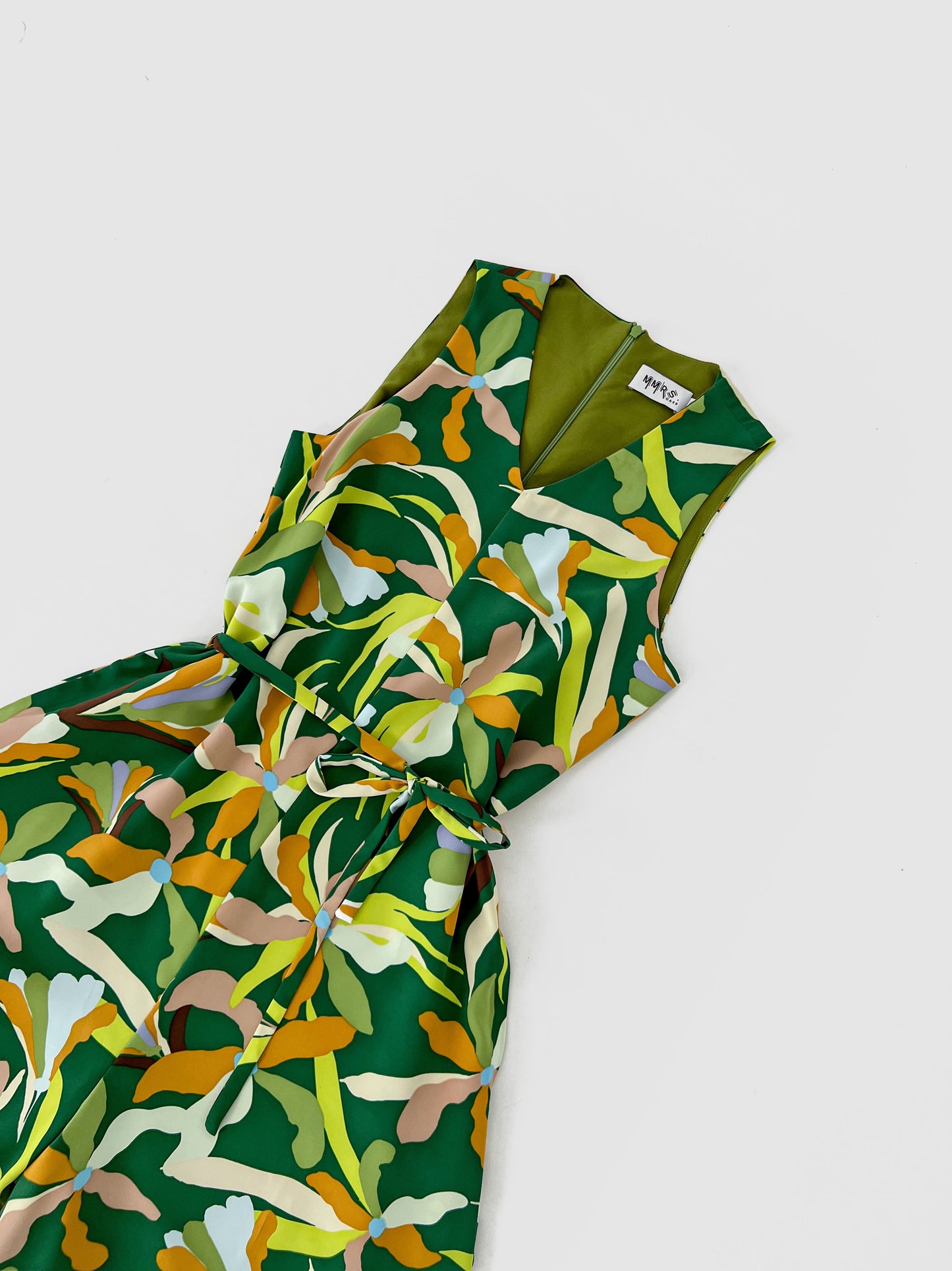Jeni Printed Romper - Green