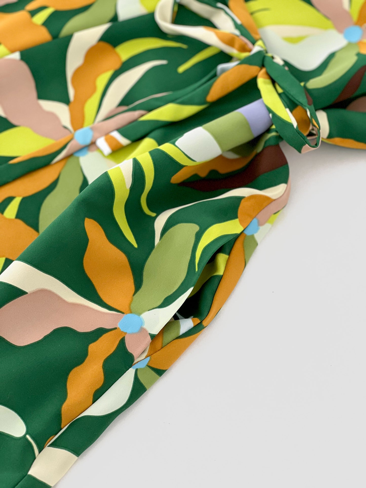 Jeni Printed Romper - Green