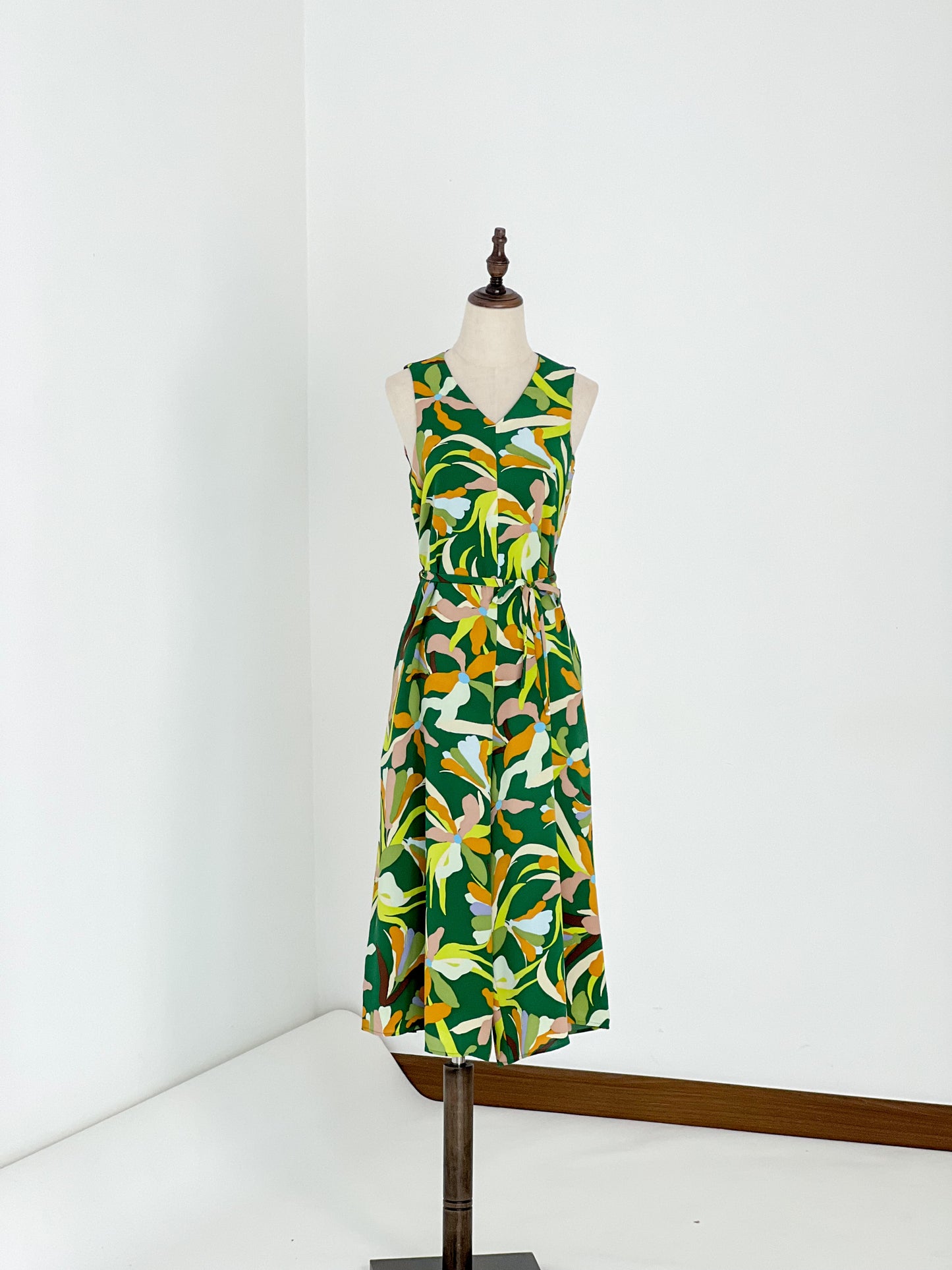 Jeni Printed Romper - Green