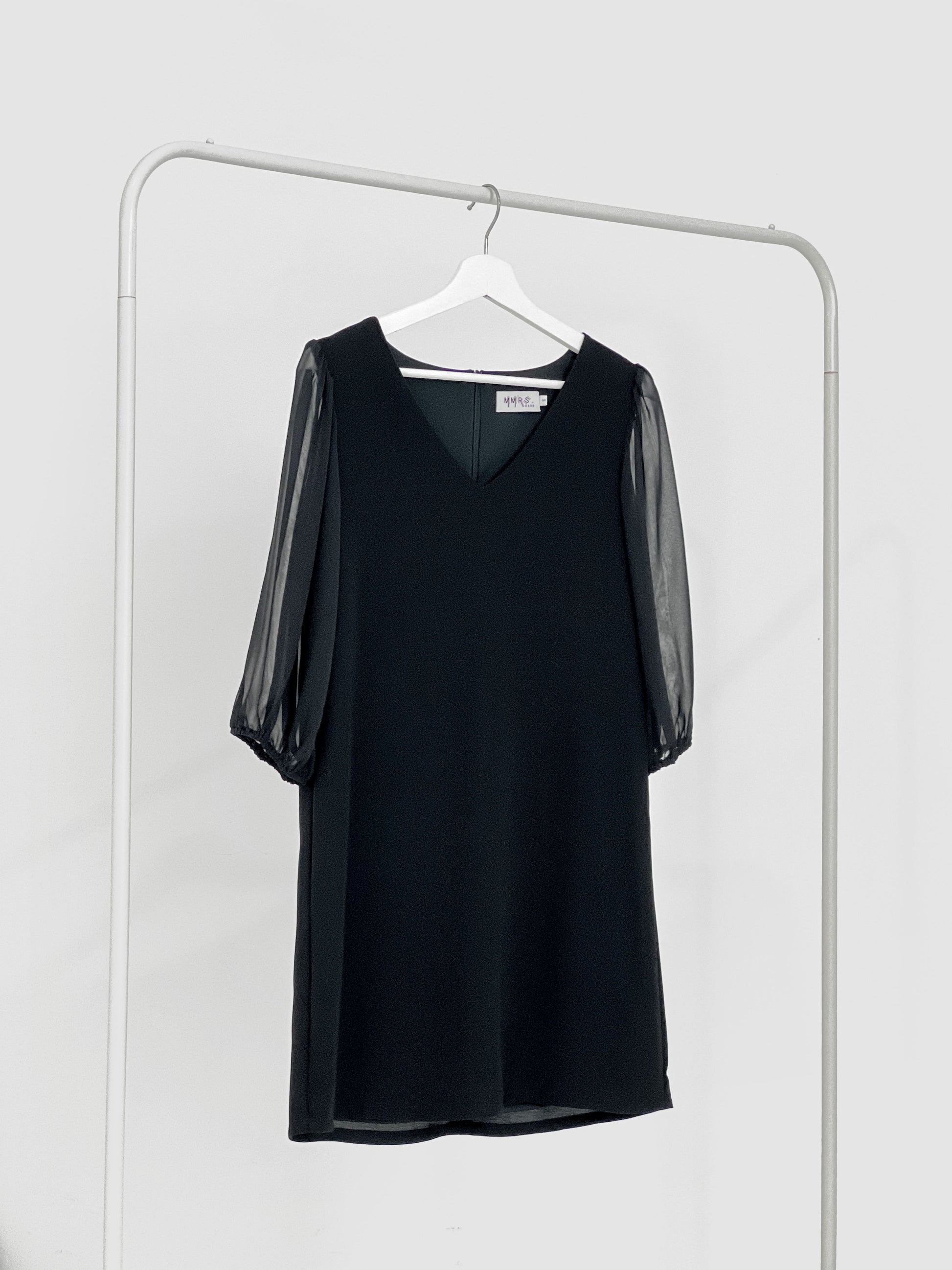 Kathryn Puff Sleeve Chiffon Dress