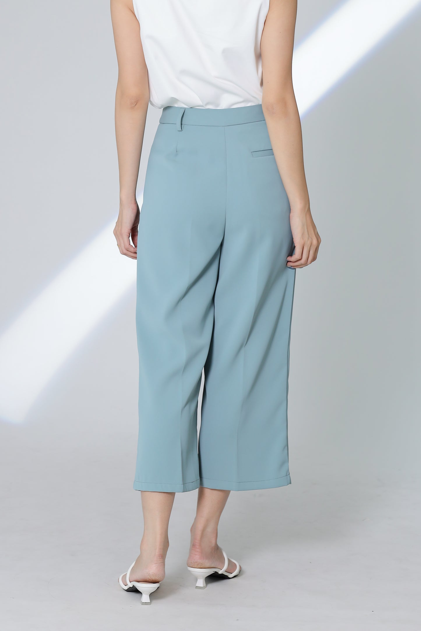 Kieran Classic Trouser - Steel Blue