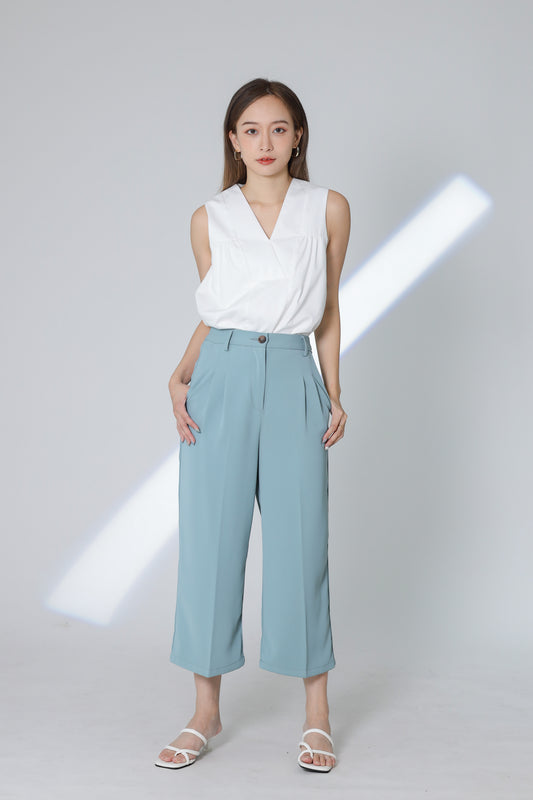Kieran Classic Trouser - Steel Blue