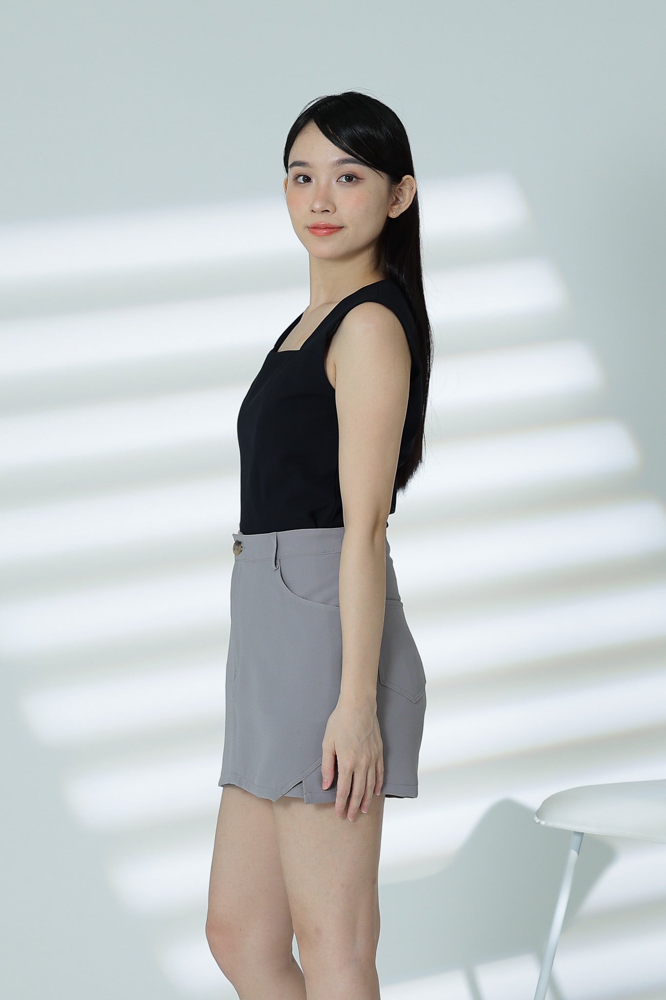 Loria Basic Skort - Grey