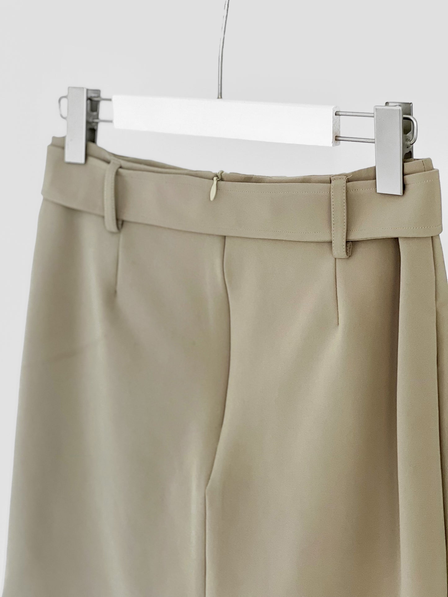Natasha Side Slit Skirt - Khaki