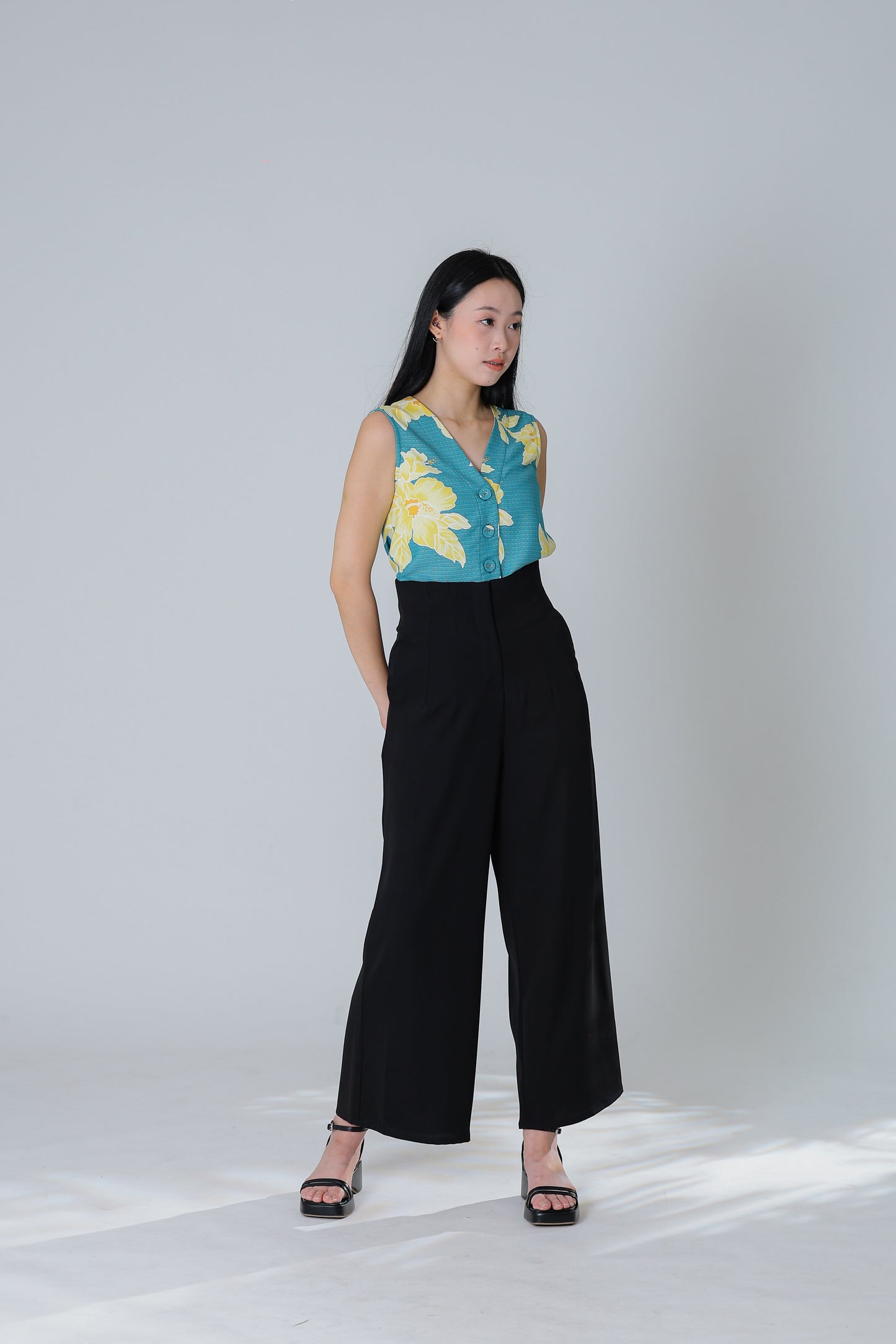Peggy Wide Leg Pant - Black