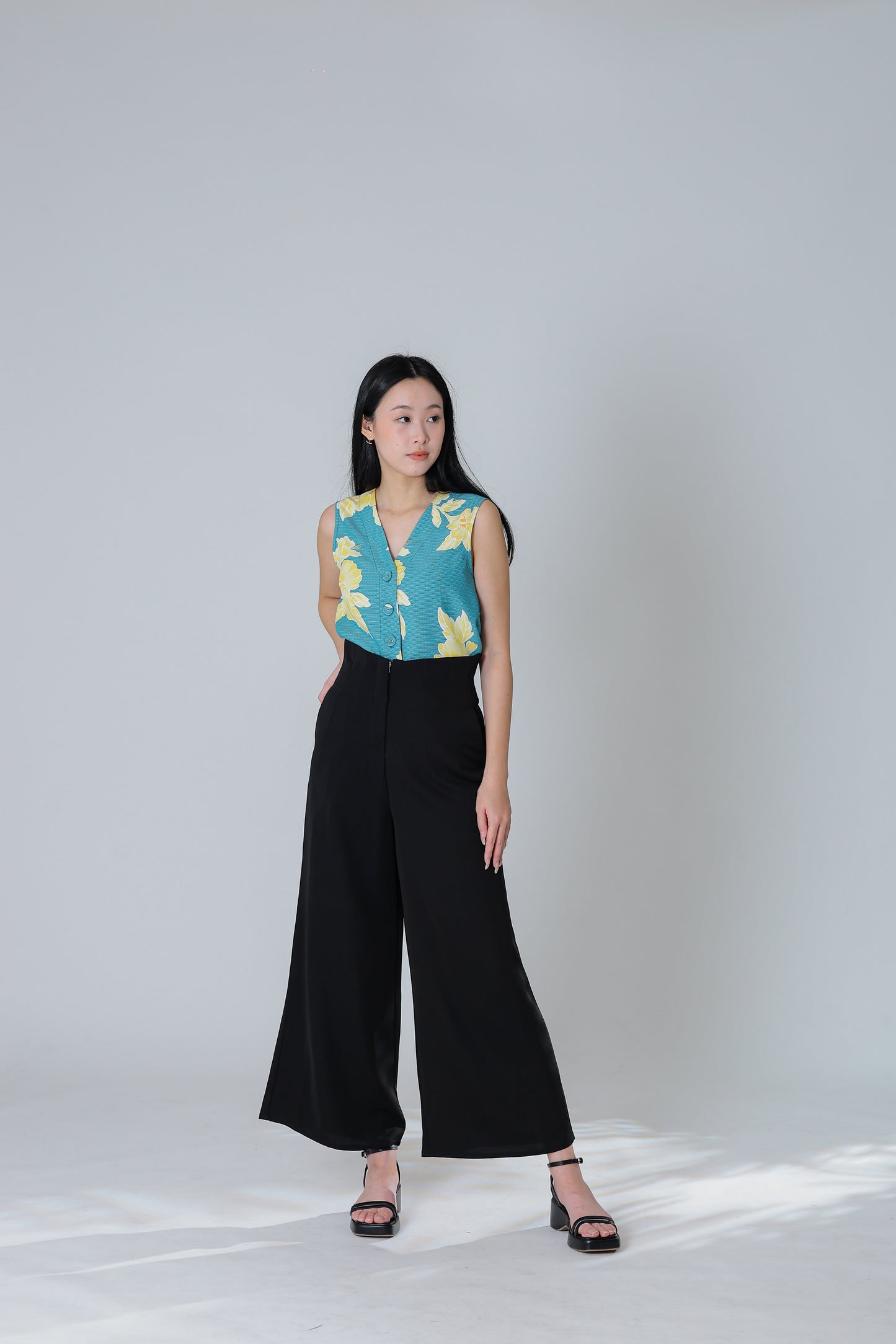 Peggy Wide Leg Pant - Black