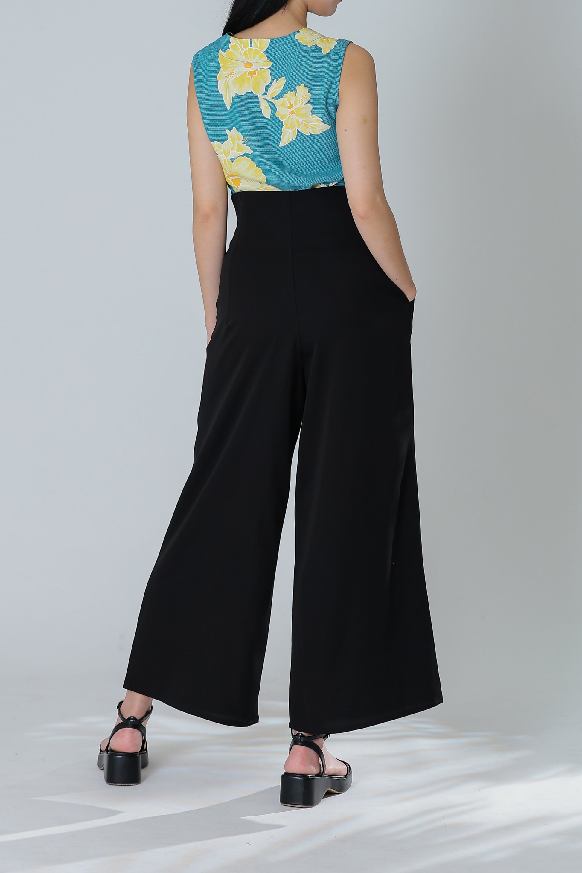 Peggy Wide Leg Pant - Black