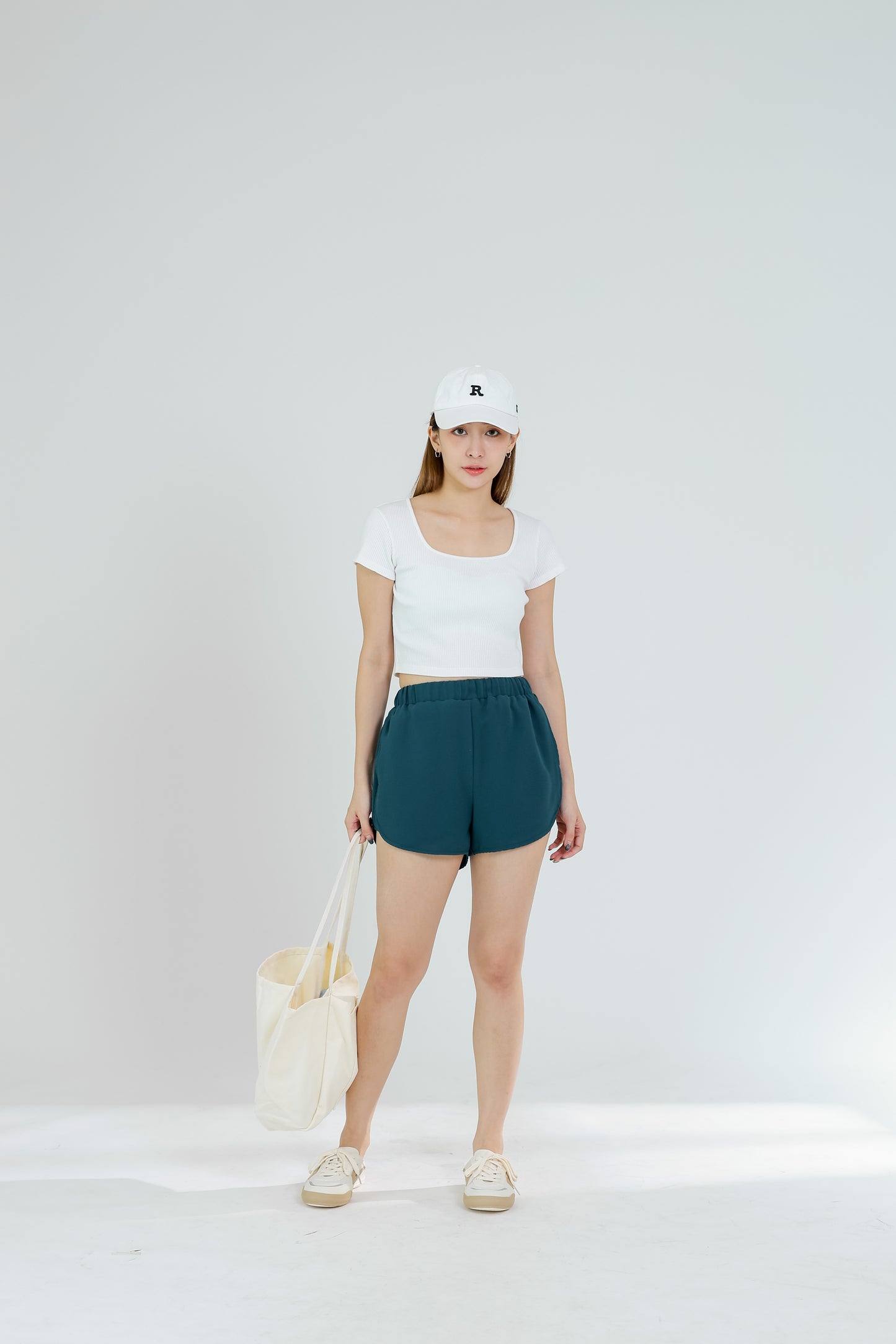 Pixie Chiffon Jogger Short - Emerald