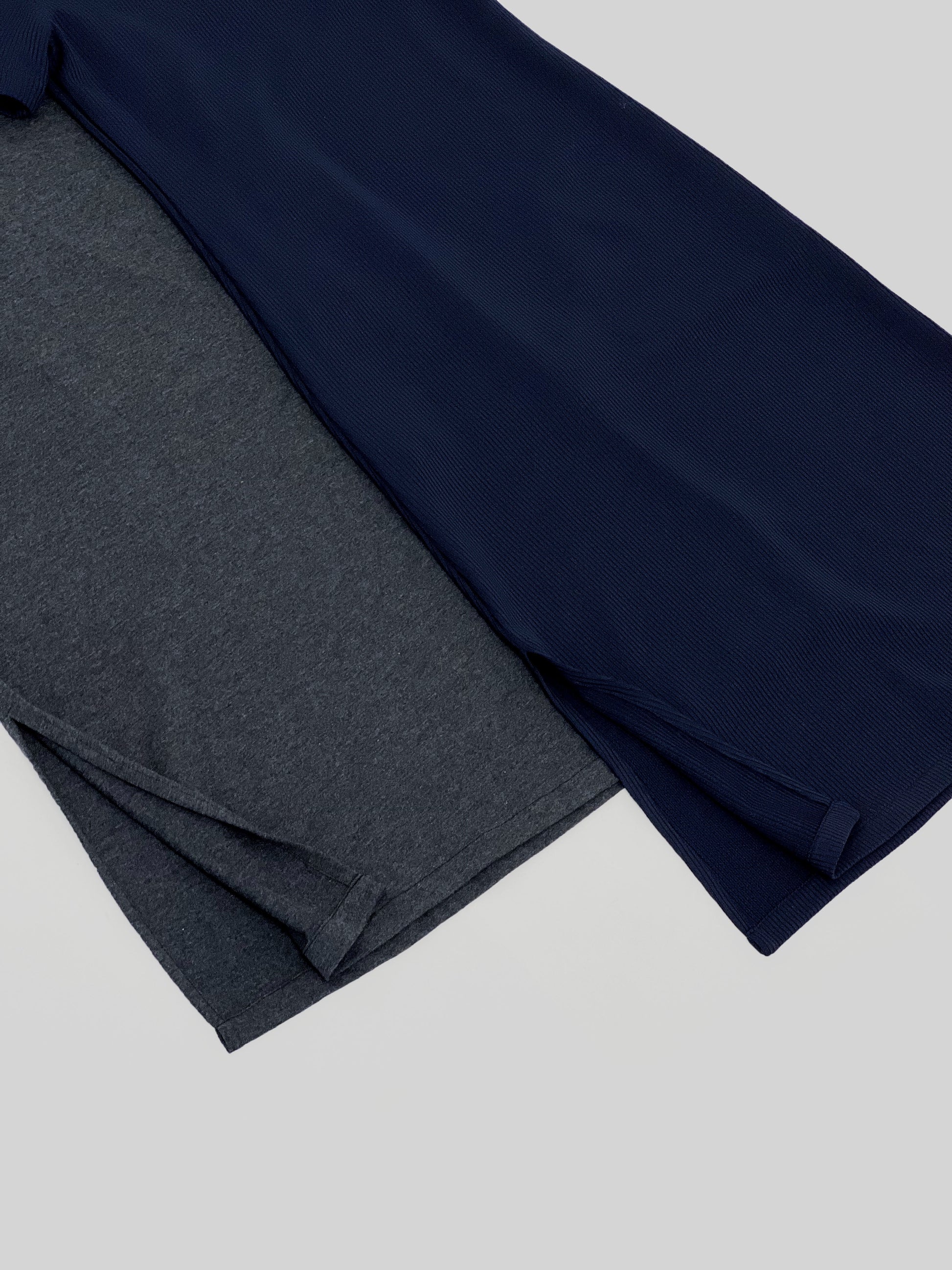 Rubi Collar V-Neck Collared Dress - Navy