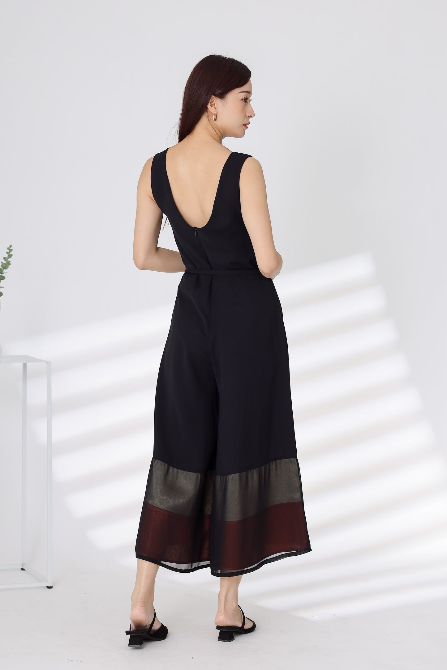 Sabelle Colour Block Jumpsuit - Black