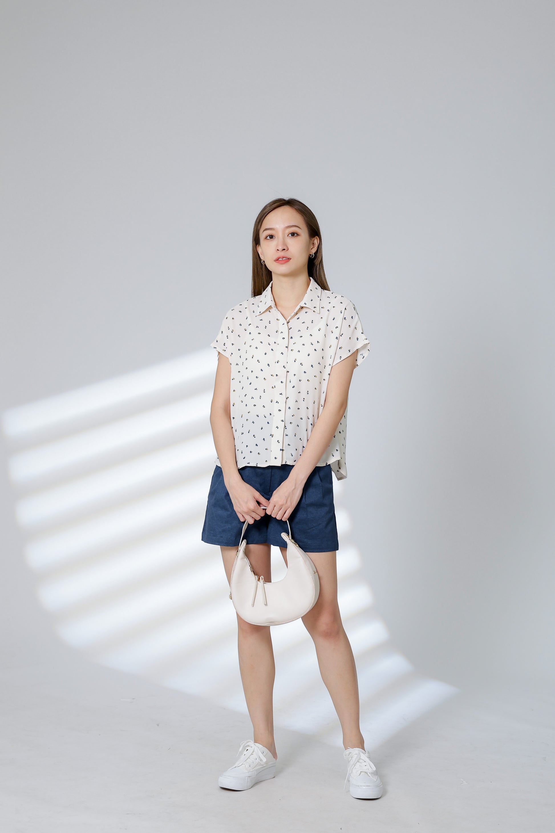 Serrano Printed Shirt - Cream