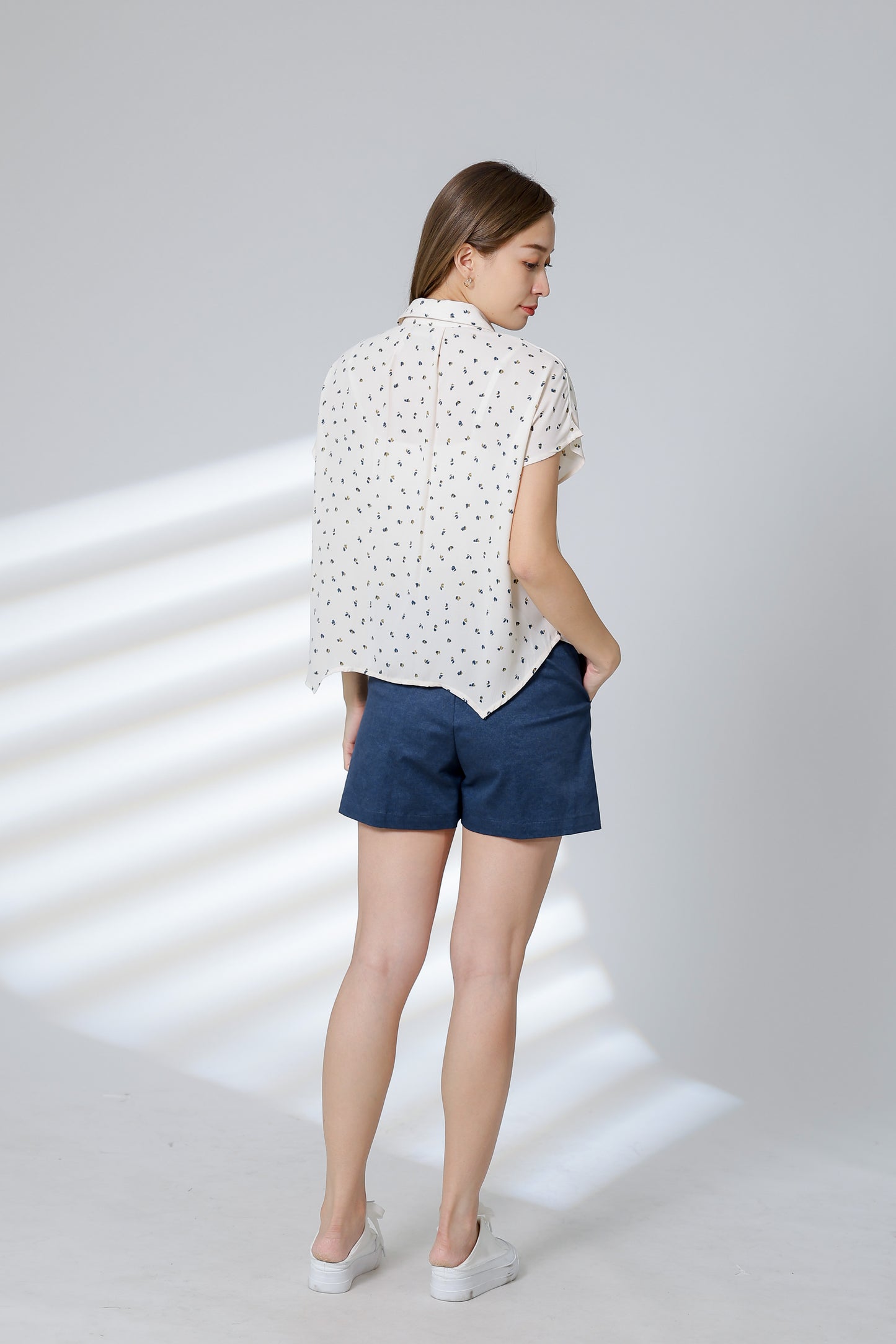 Serrano Printed Shirt - Cream