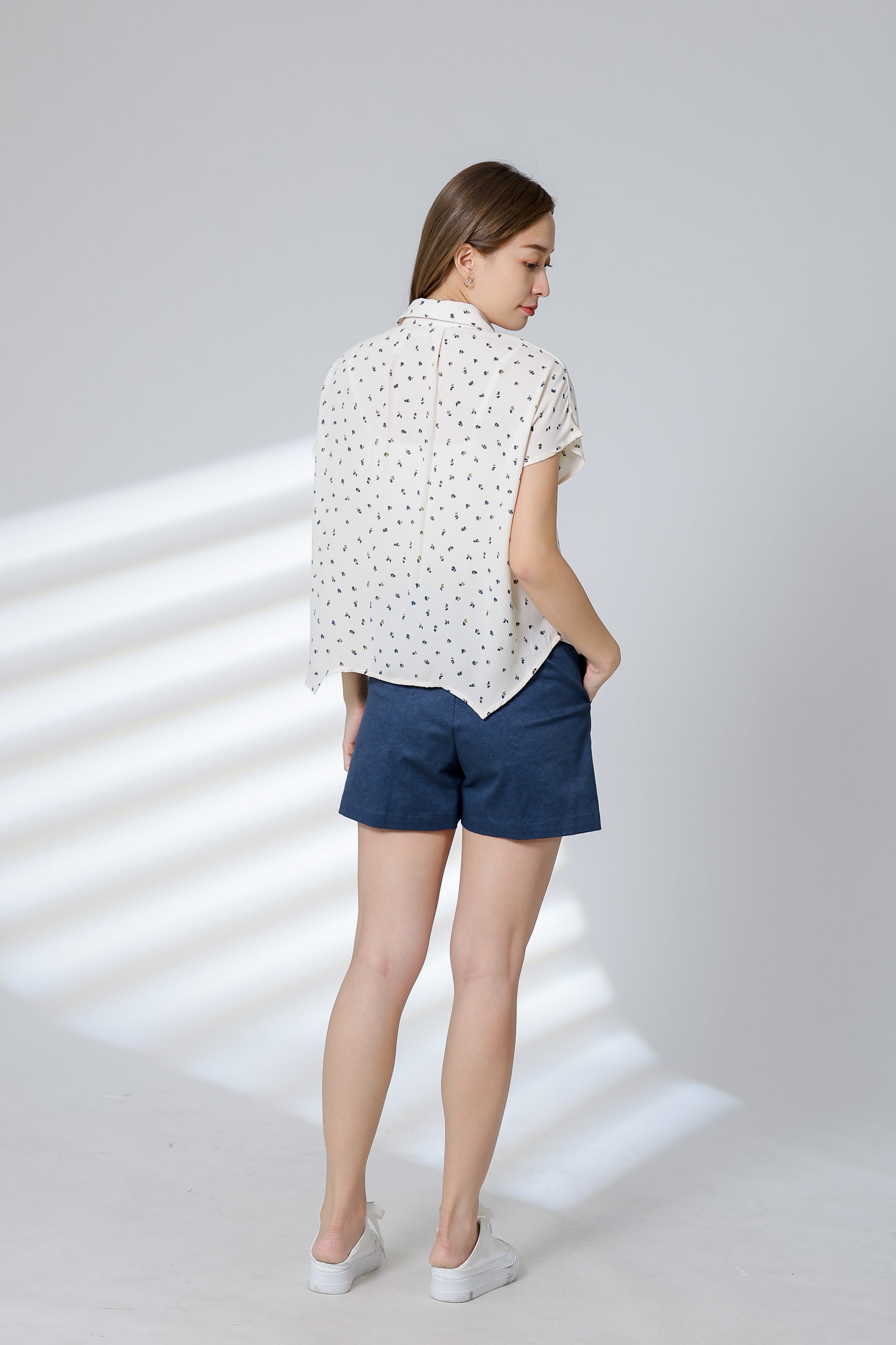 Serrano Printed Shirt - Cream