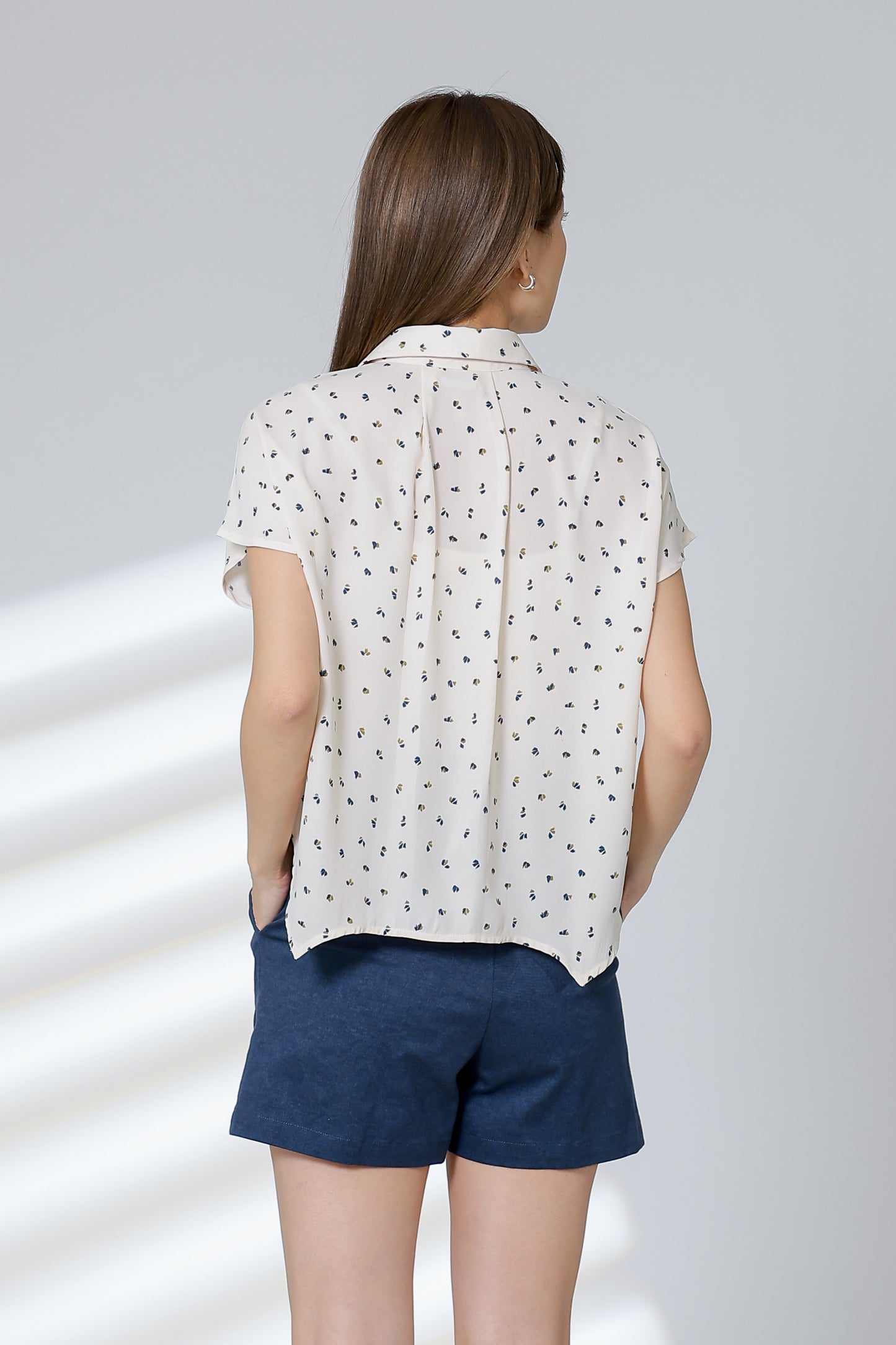 Serrano Printed Shirt - Cream
