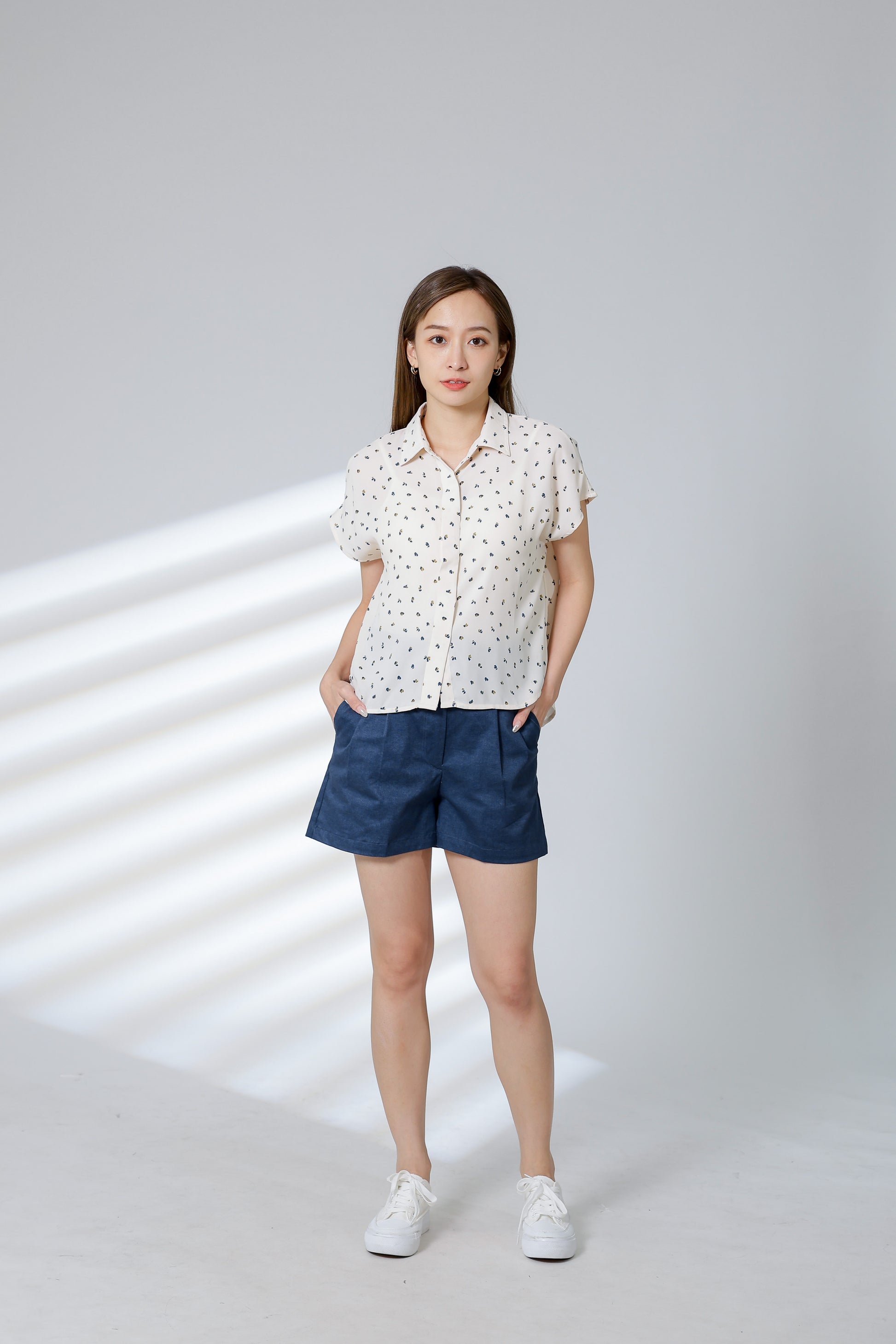 Serrano Printed Shirt - Cream