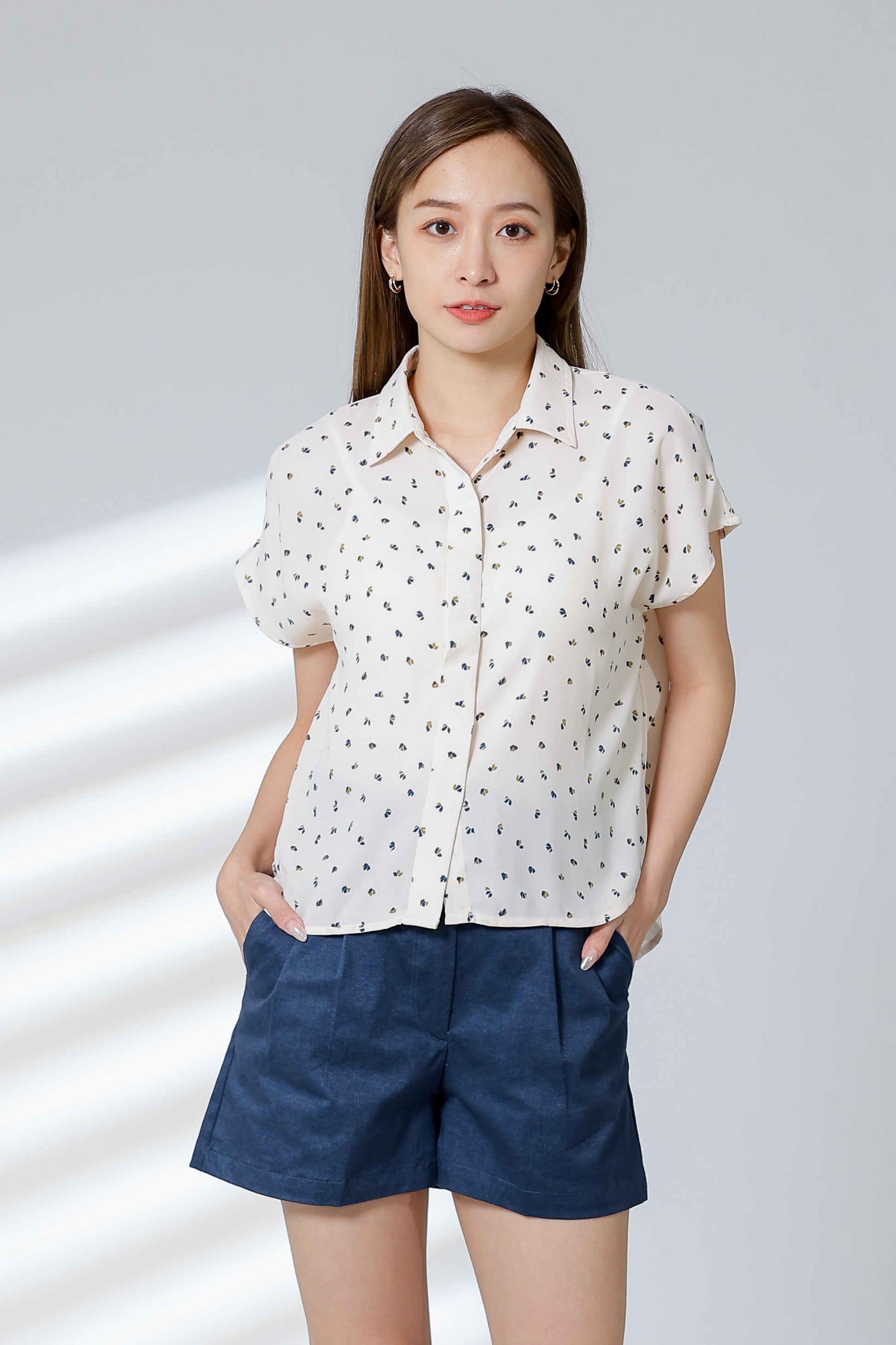 Serrano Printed Shirt - Cream