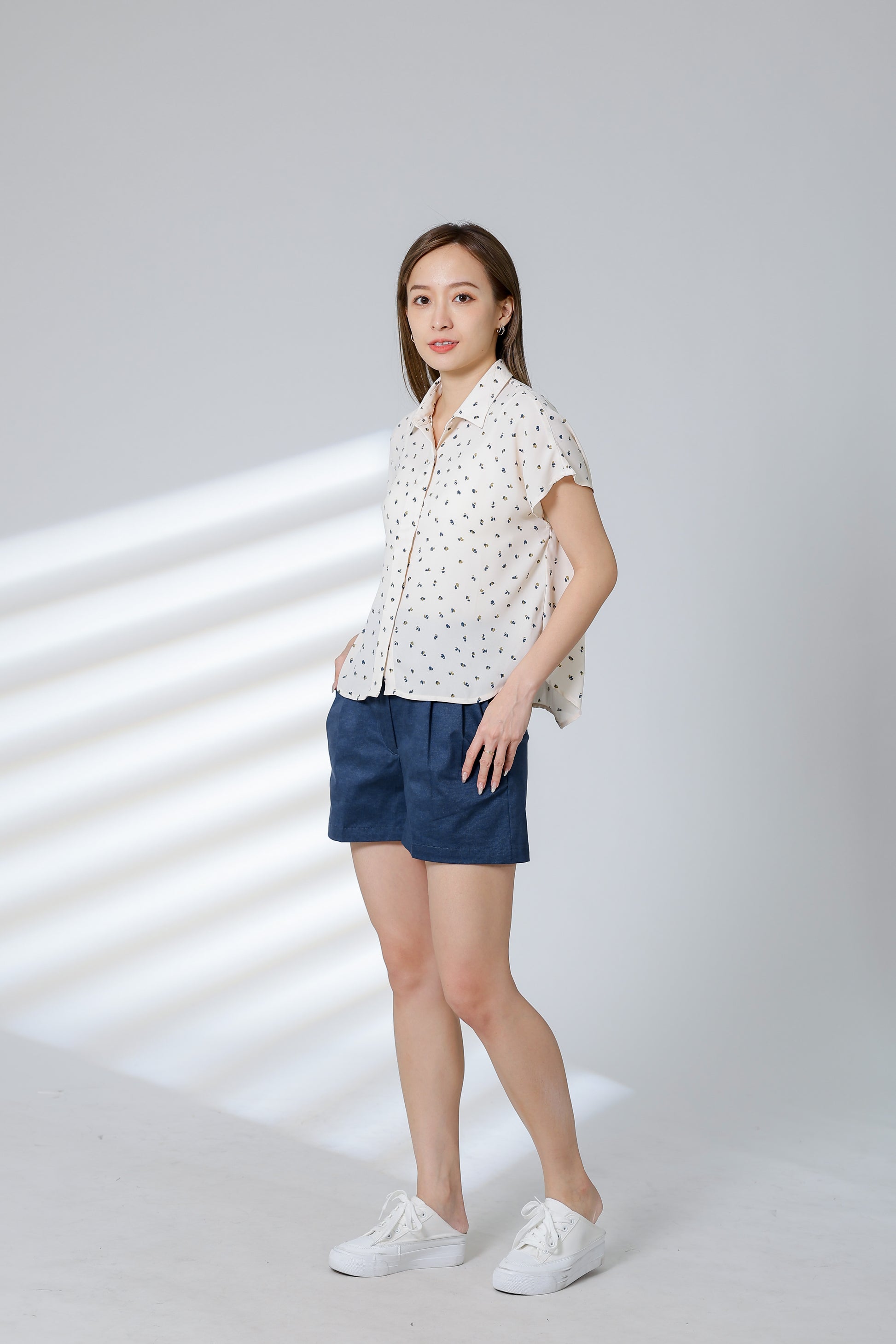 Serrano Printed Shirt - Cream