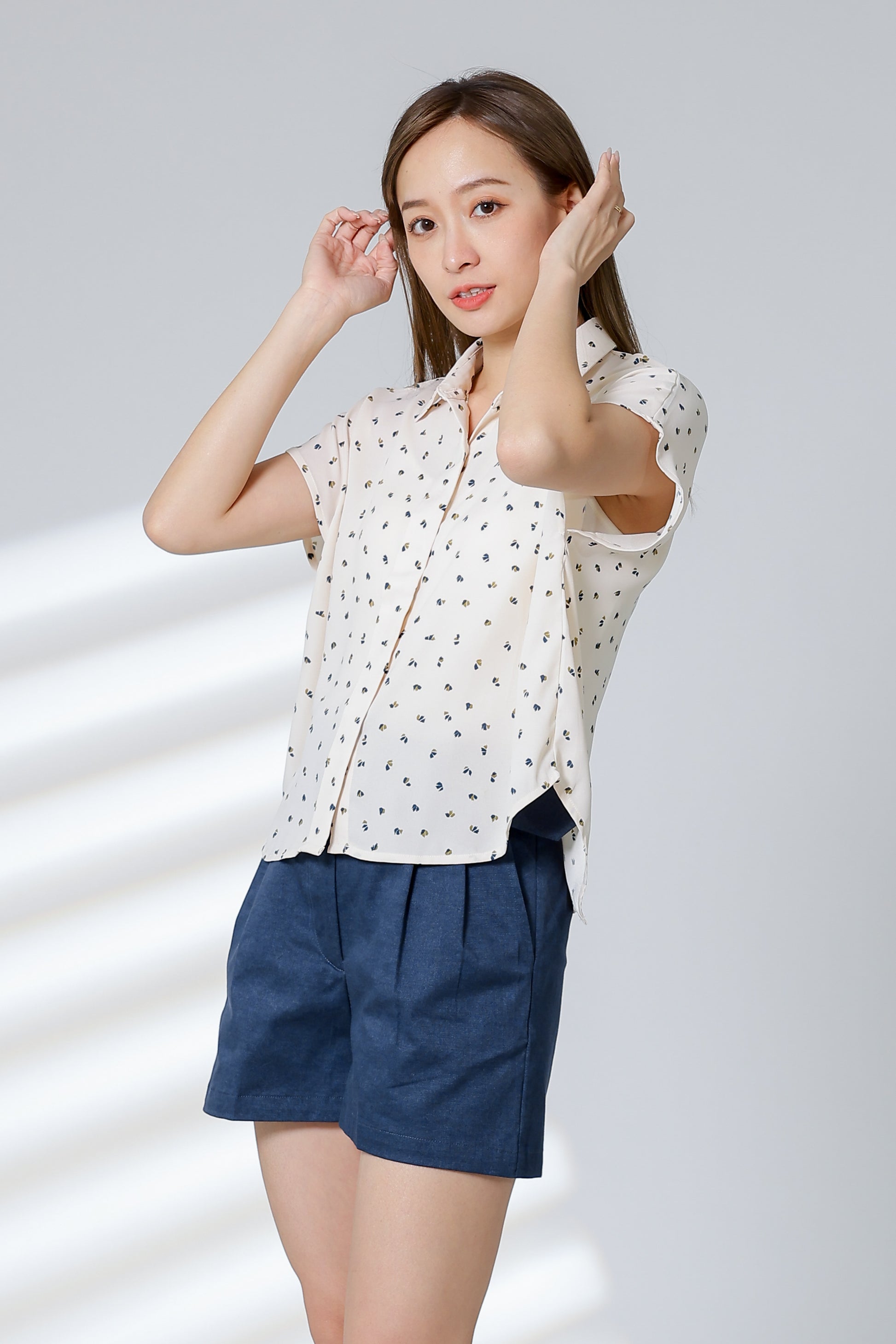 Serrano Printed Shirt - Cream