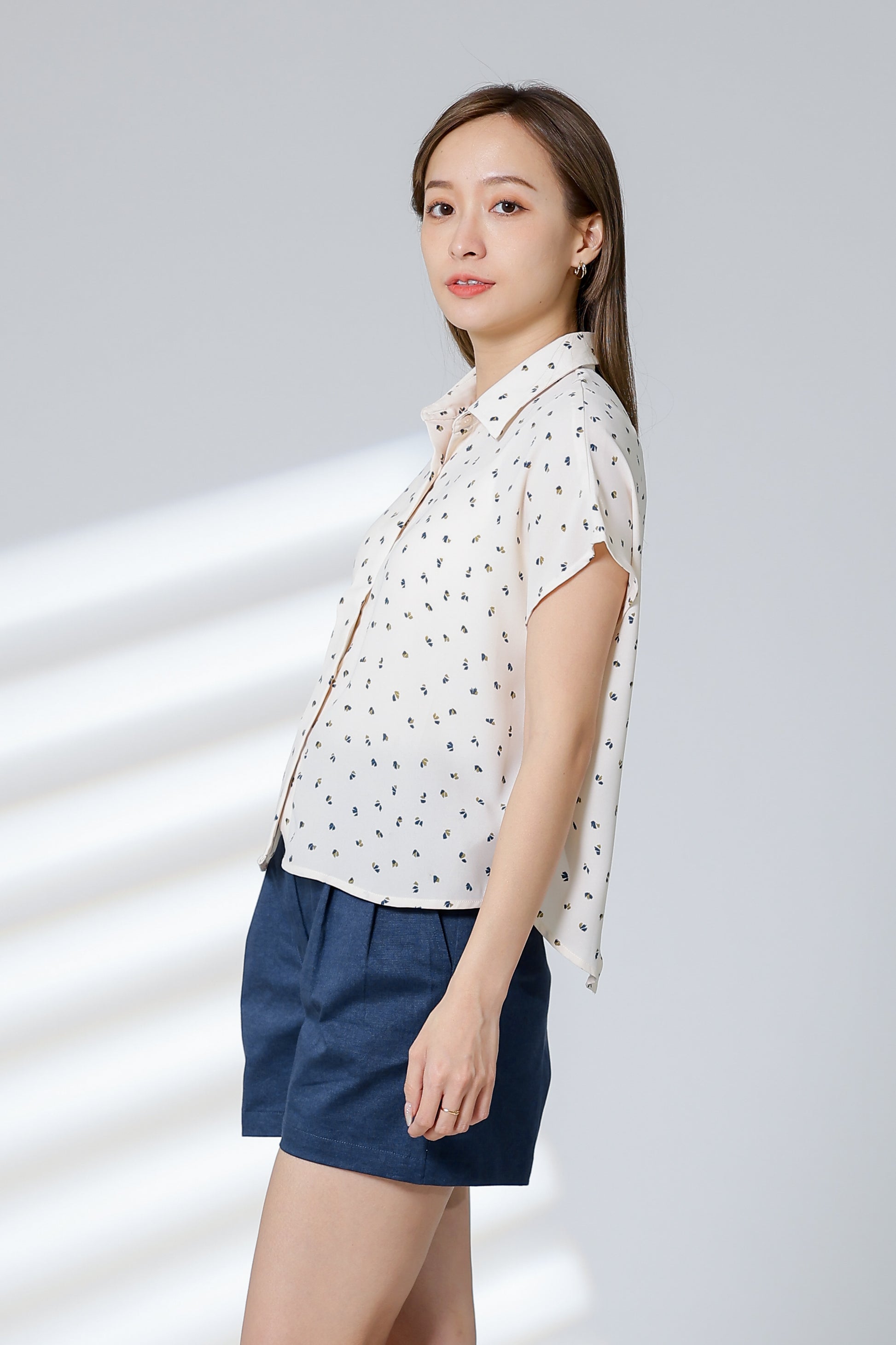 Serrano Printed Shirt - Cream