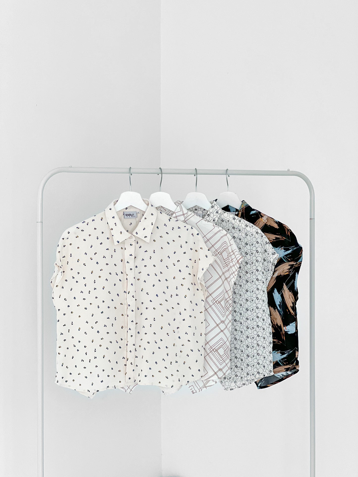 Serrano Printed Shirt - Black/Brown