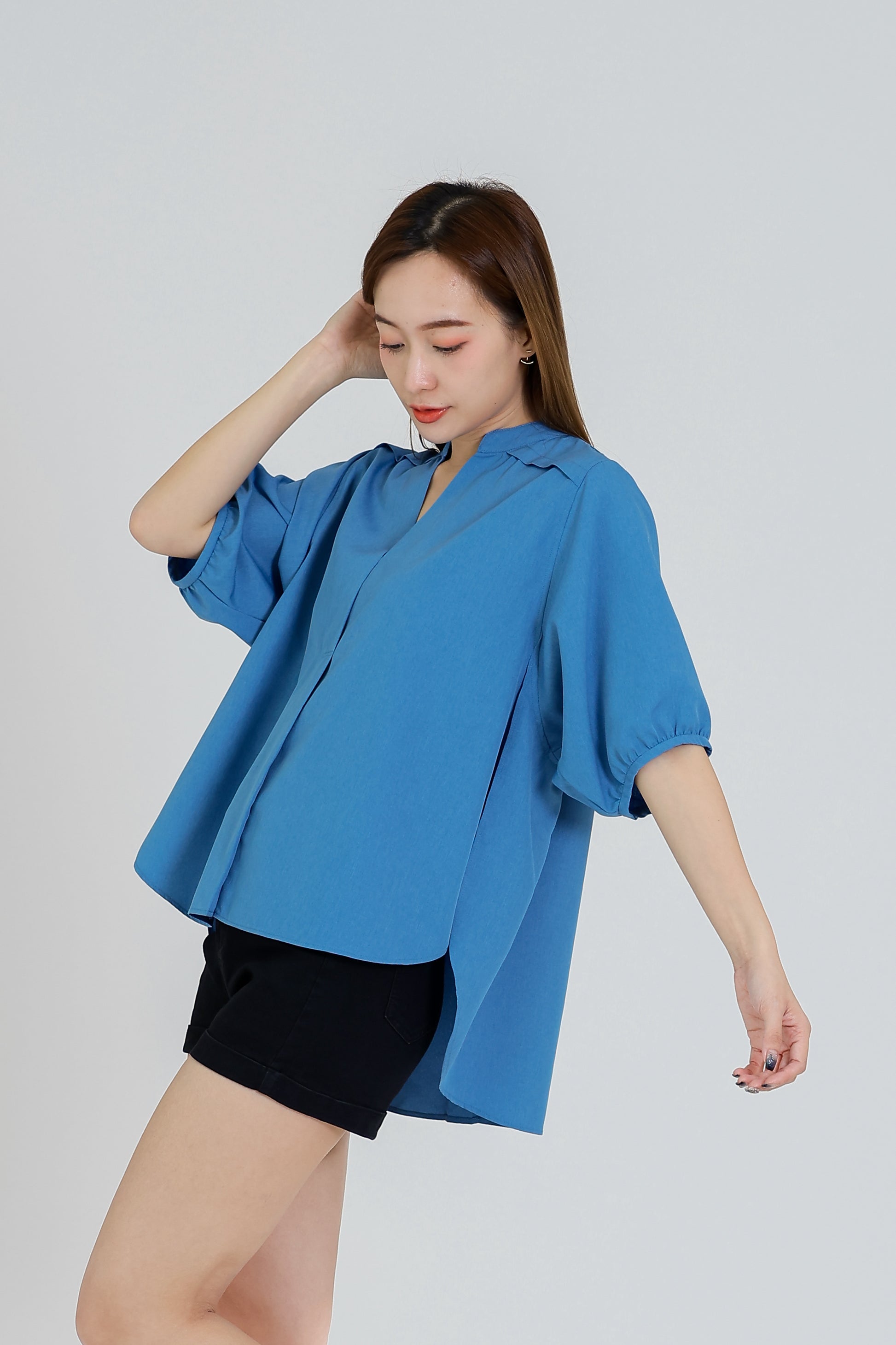 Shalina Mandrain V-Neck Shirt