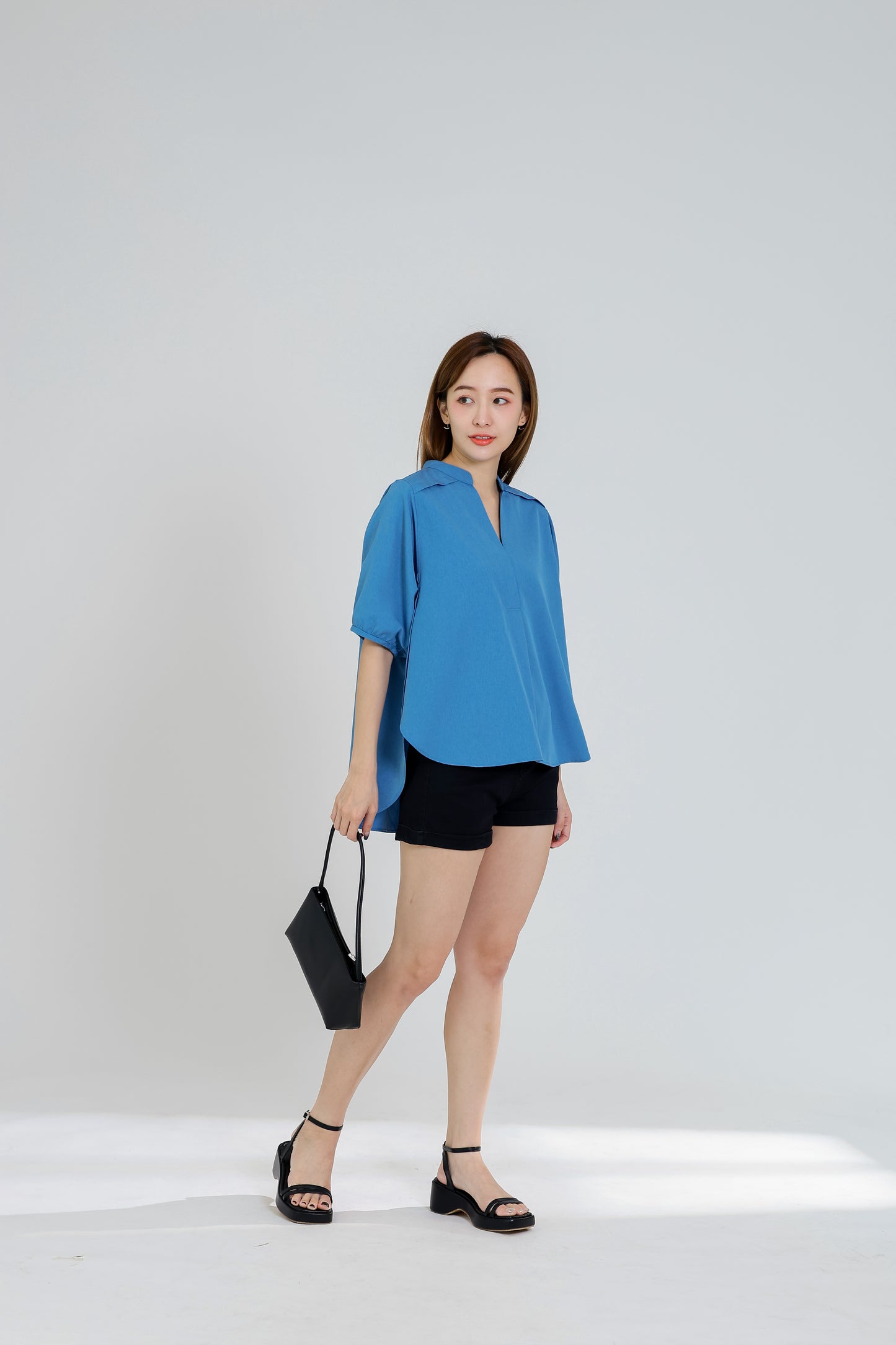 Shalina Mandrain V-Neck Shirt