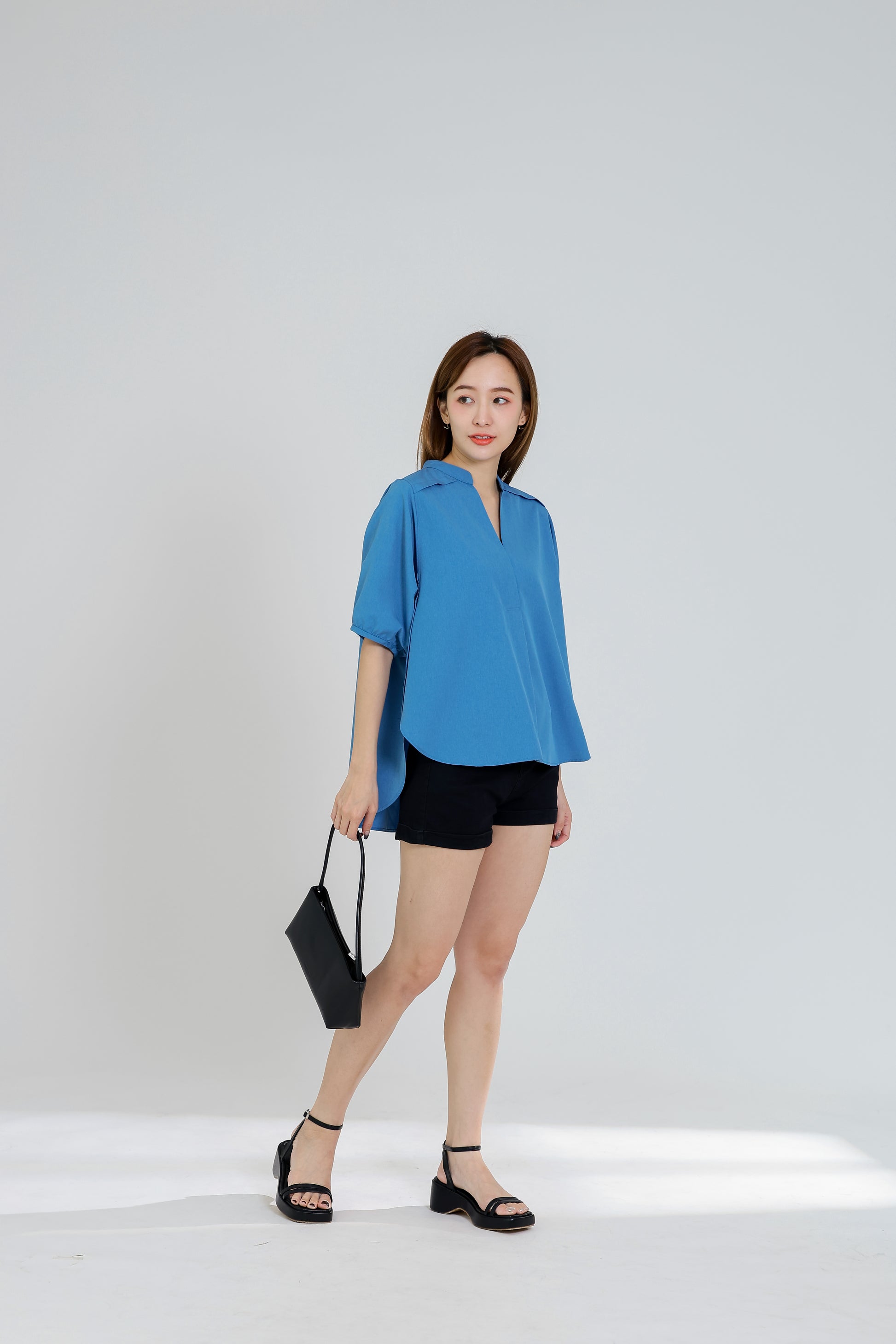 Shalina Mandrain V-Neck Shirt