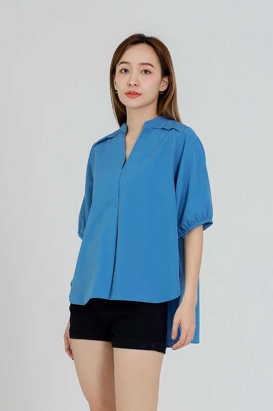 Shalina Mandrain V-Neck Shirt